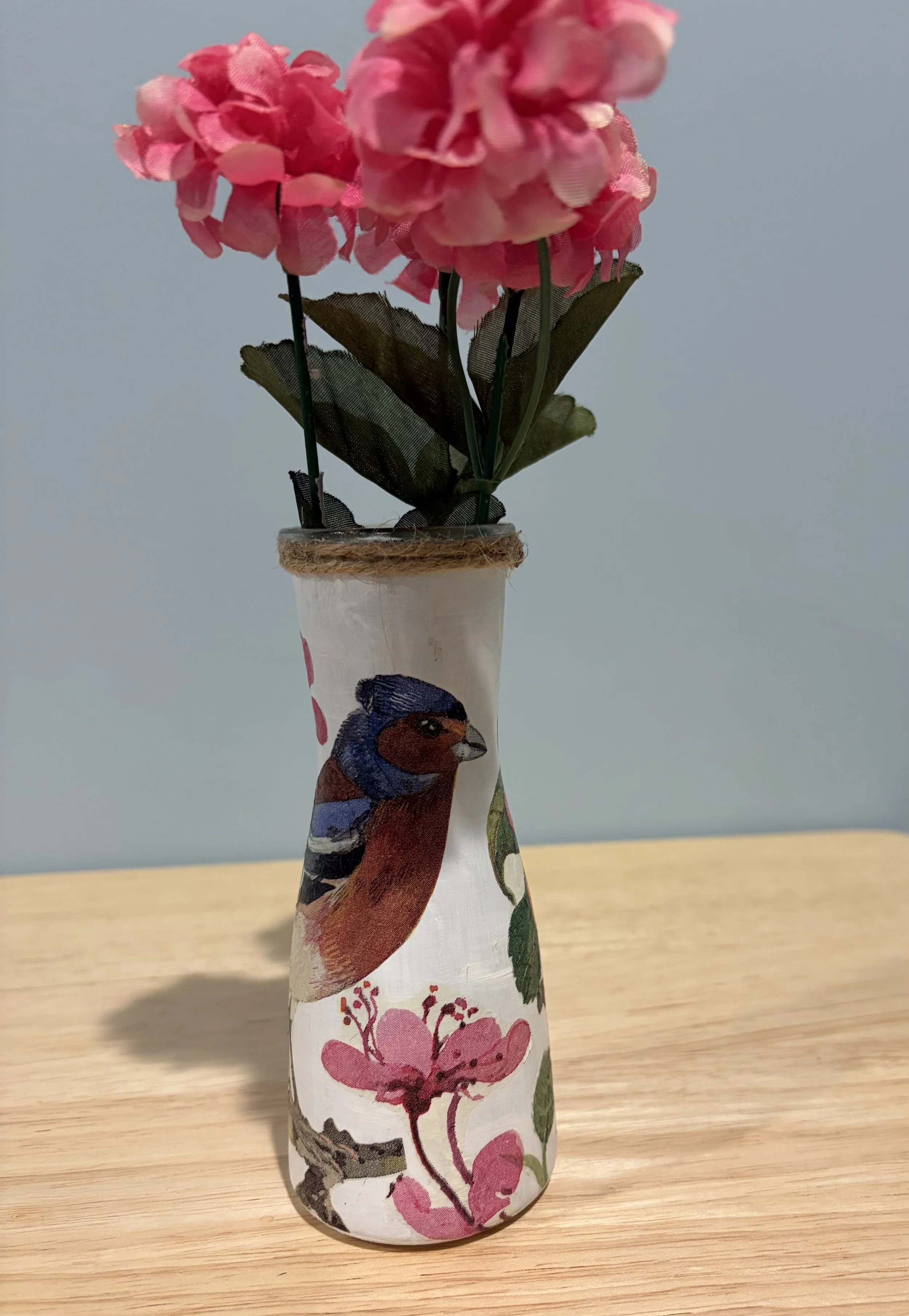 Bird & Blossom Vase