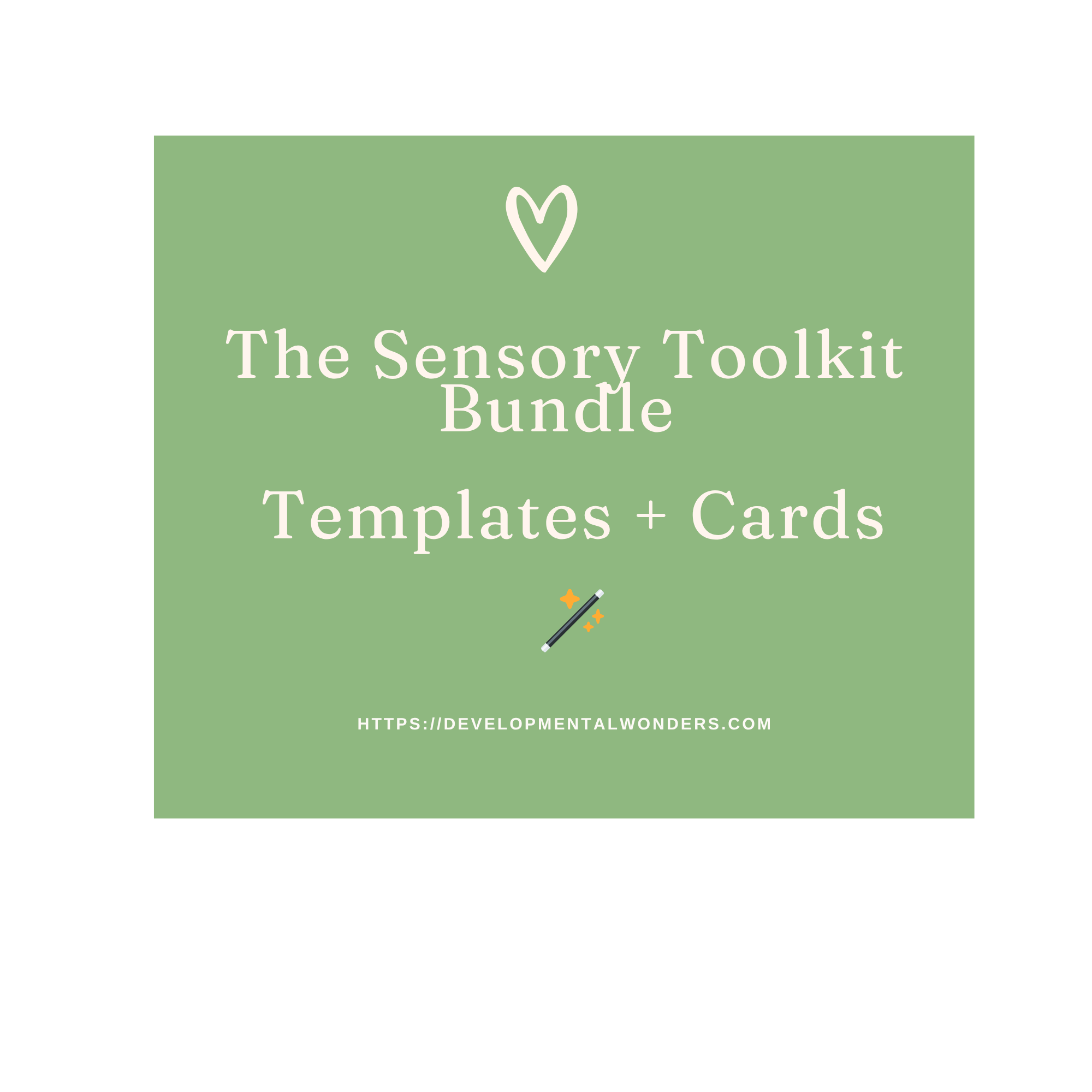 The Sensory Toolkit Bundle — Templates + Cards Together 🪄