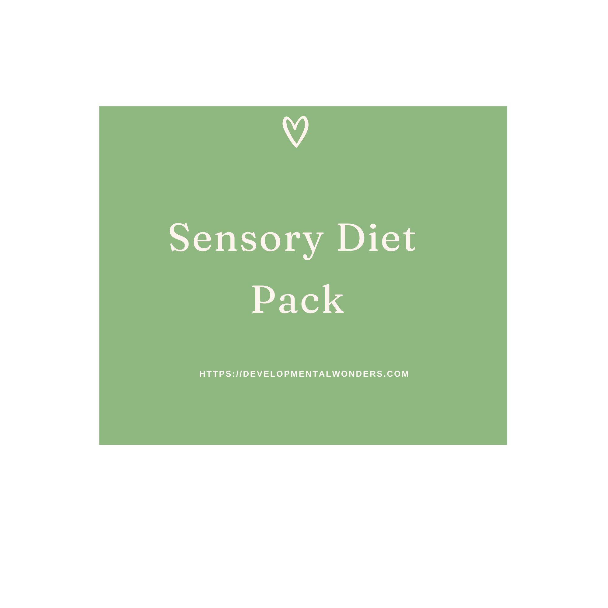Sensory Diet Template Pack 🗓️
