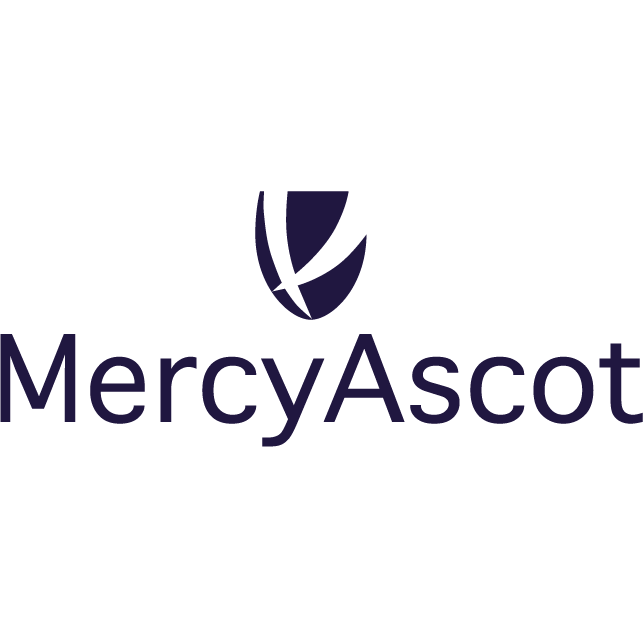 MercyAscot logo with stylized emblem above the text