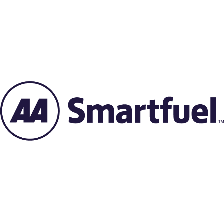 Logo of AA Smartfuel, featuring a circular emblem with 'AA' inside, and the word 'Smartfuel' next to it.