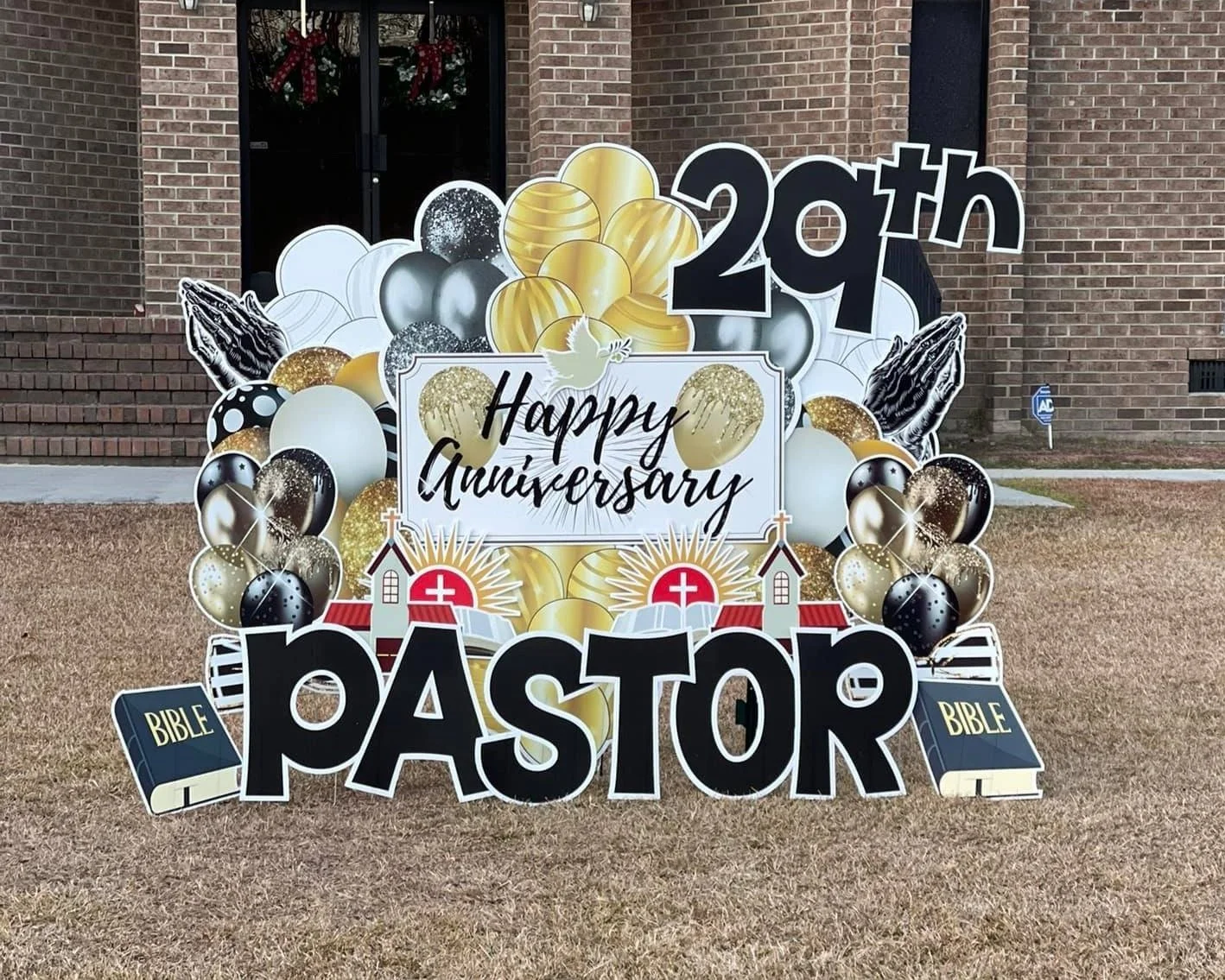 Pastoral Anniversary Yard Sign