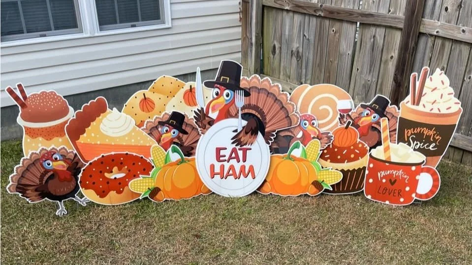 Fall Themed Yard Sign