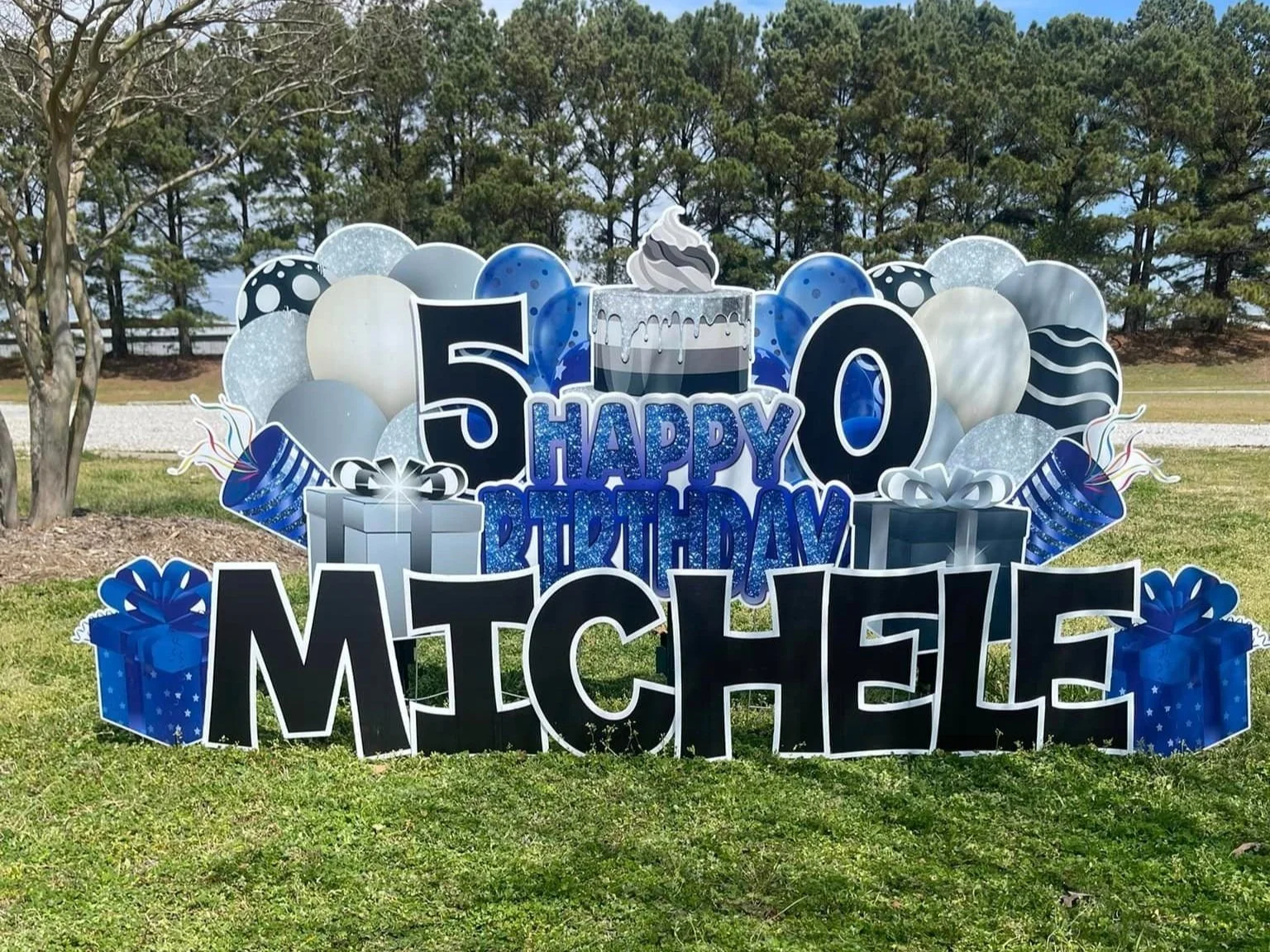 50th Birthday Yard Sign