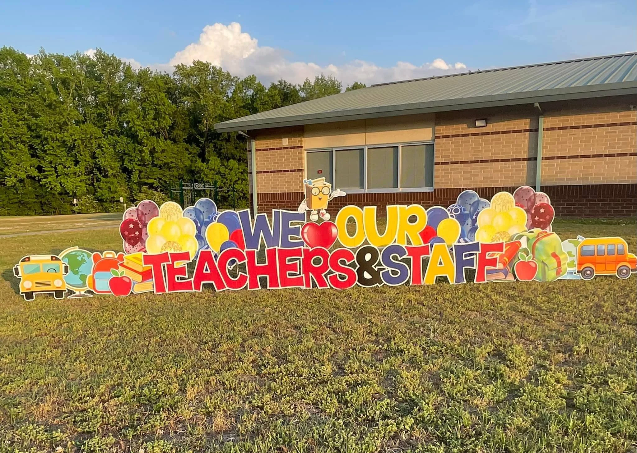 Teachers Appreciation Yard Sign