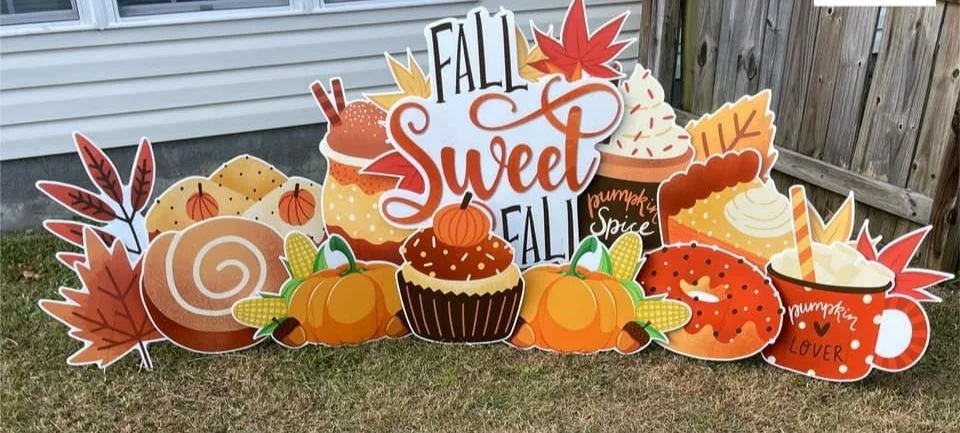 Fall Themed Yard Sign
