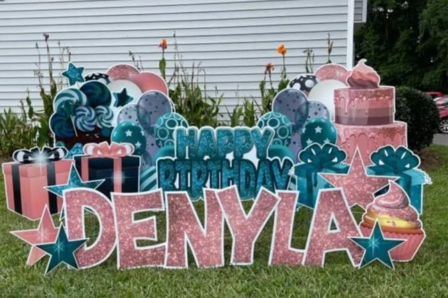 Sweets Birthday Yard Sign
