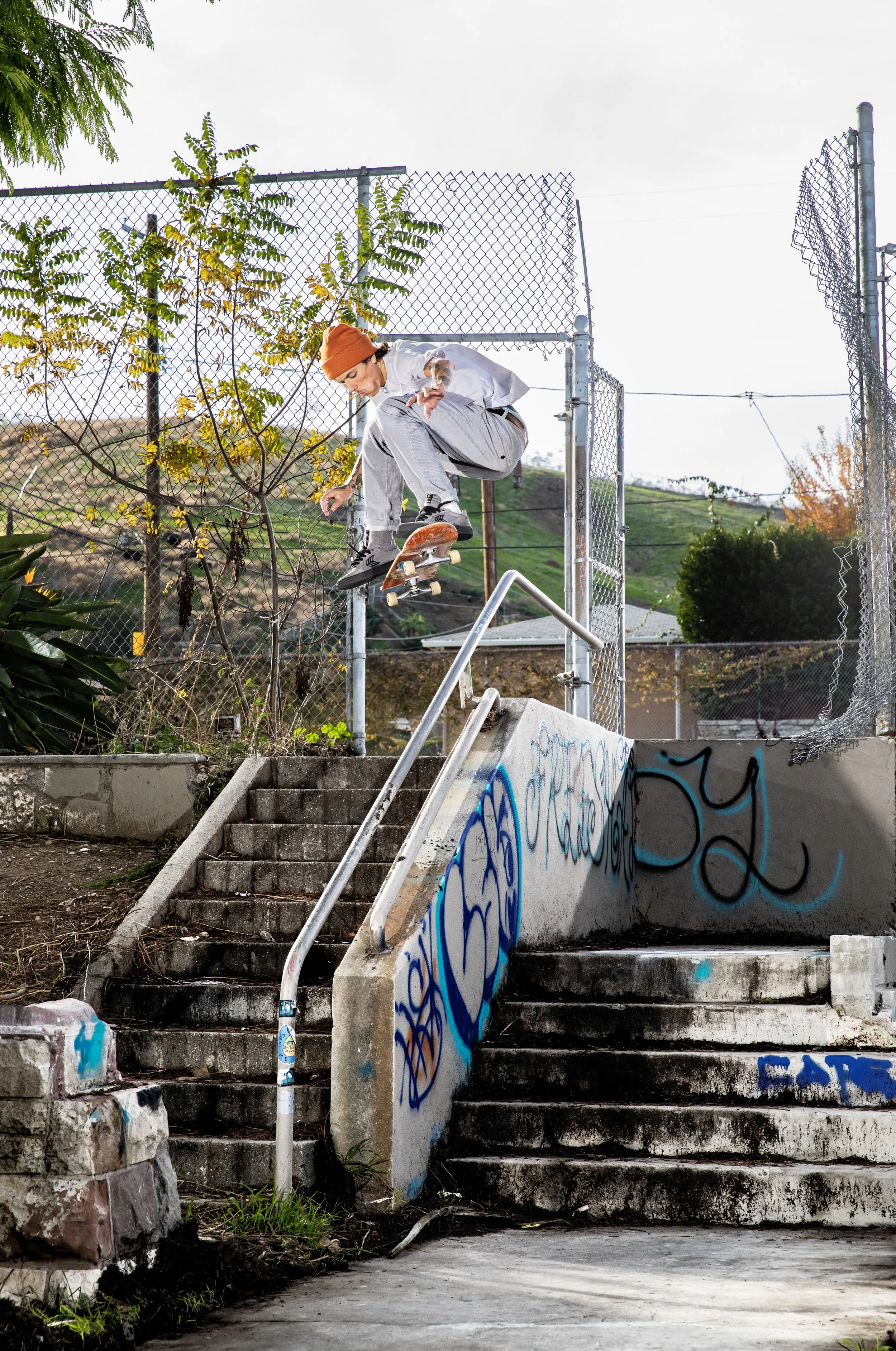 Trevor fs shuv over El Sereno rail.JPG