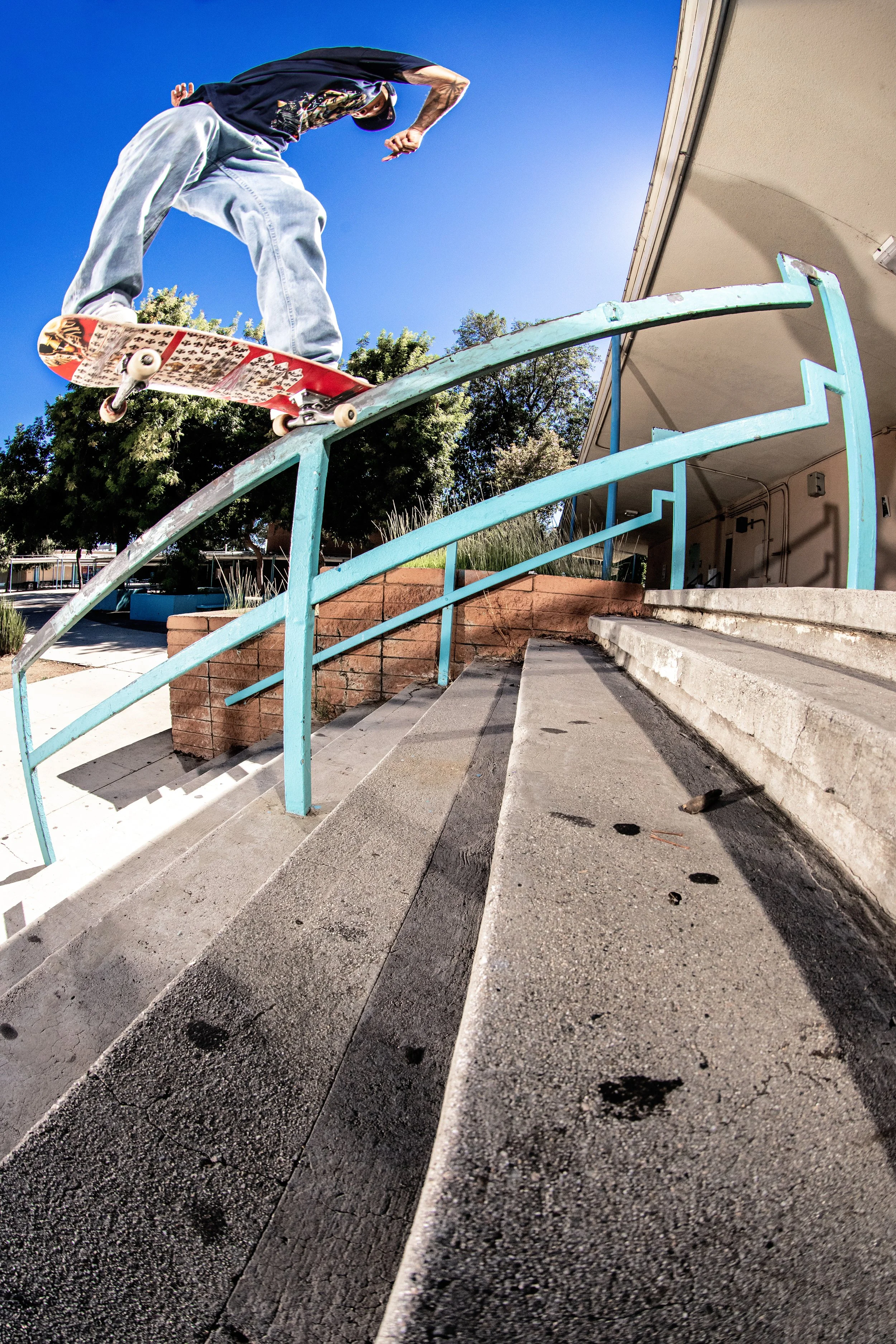 Lucas fakie 180 nosegrind Sylmar rail.jpg