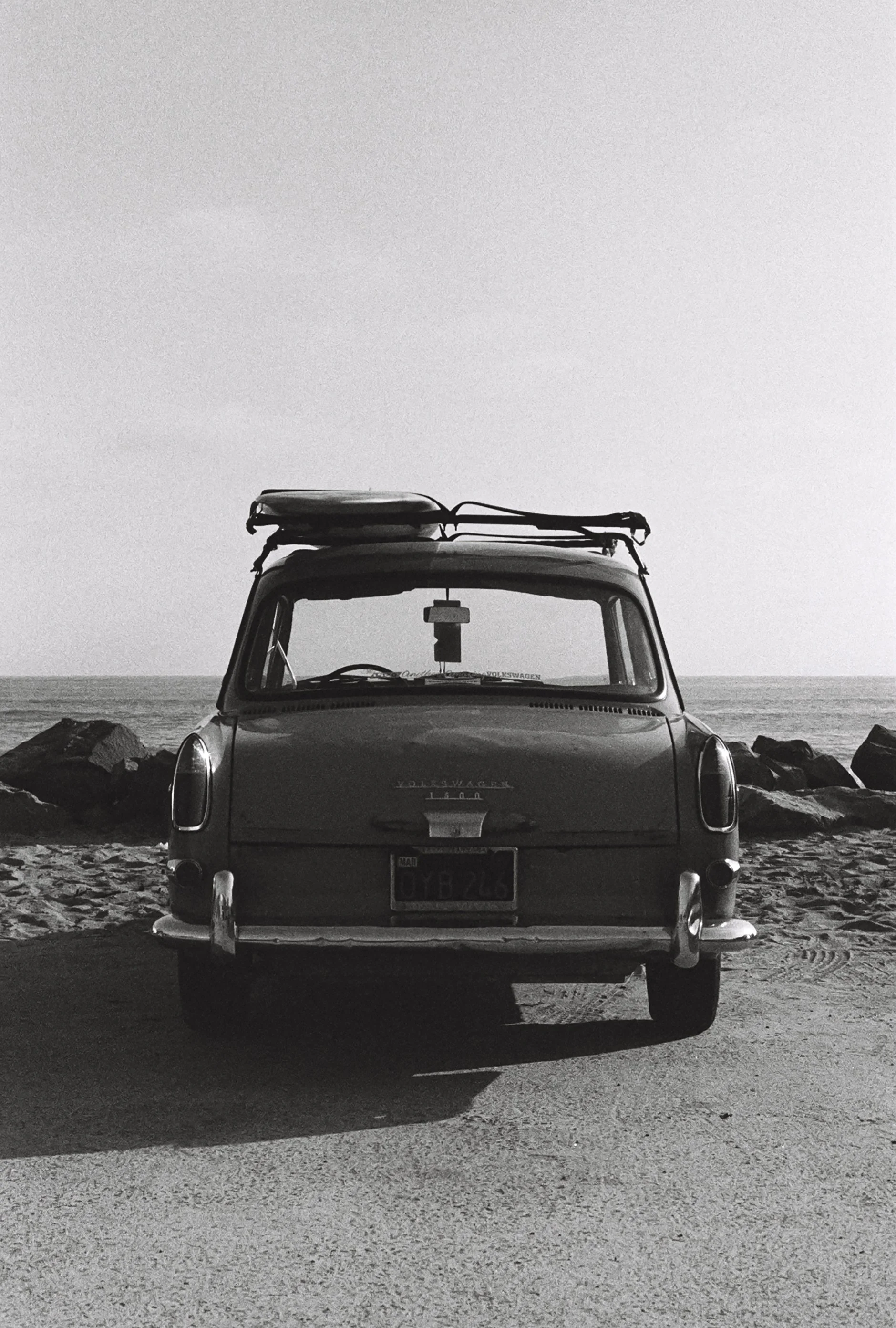 Car parked at beach.JPG