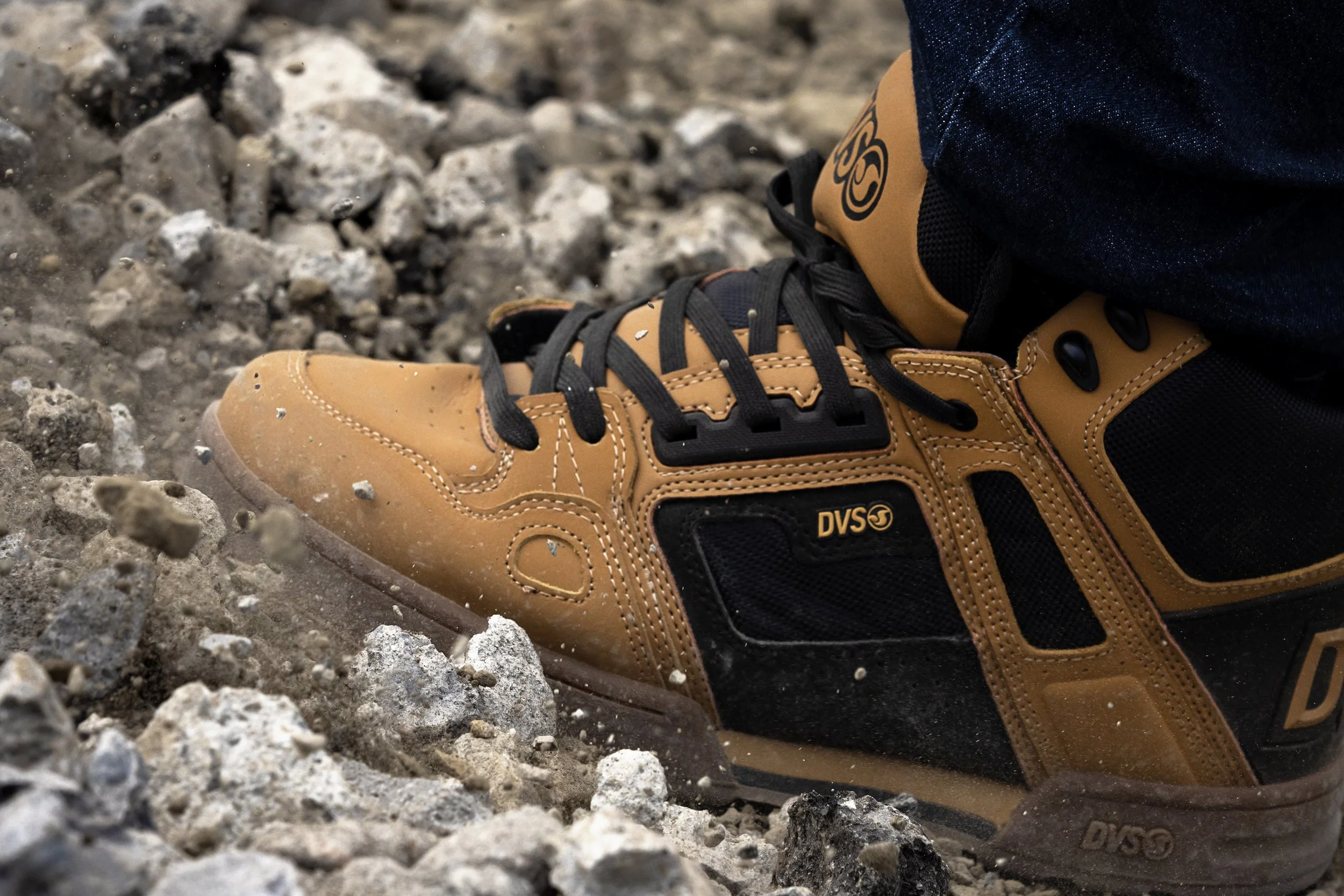 Brent wearing chamois:gum Comanche boot product photo 2.JPG