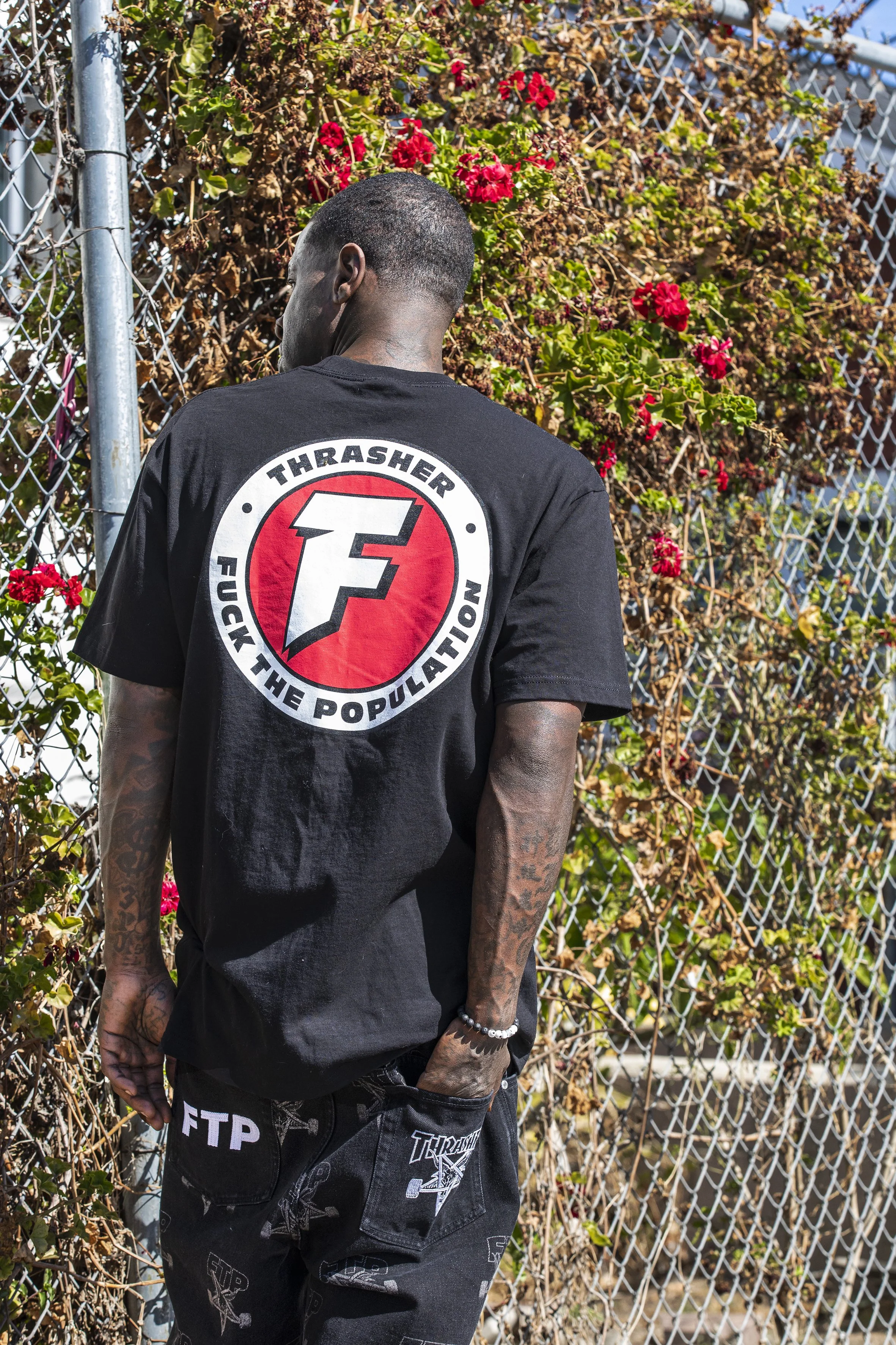 Antwuan in FTP X Thrasher Circle Logo Tee 9.jpg