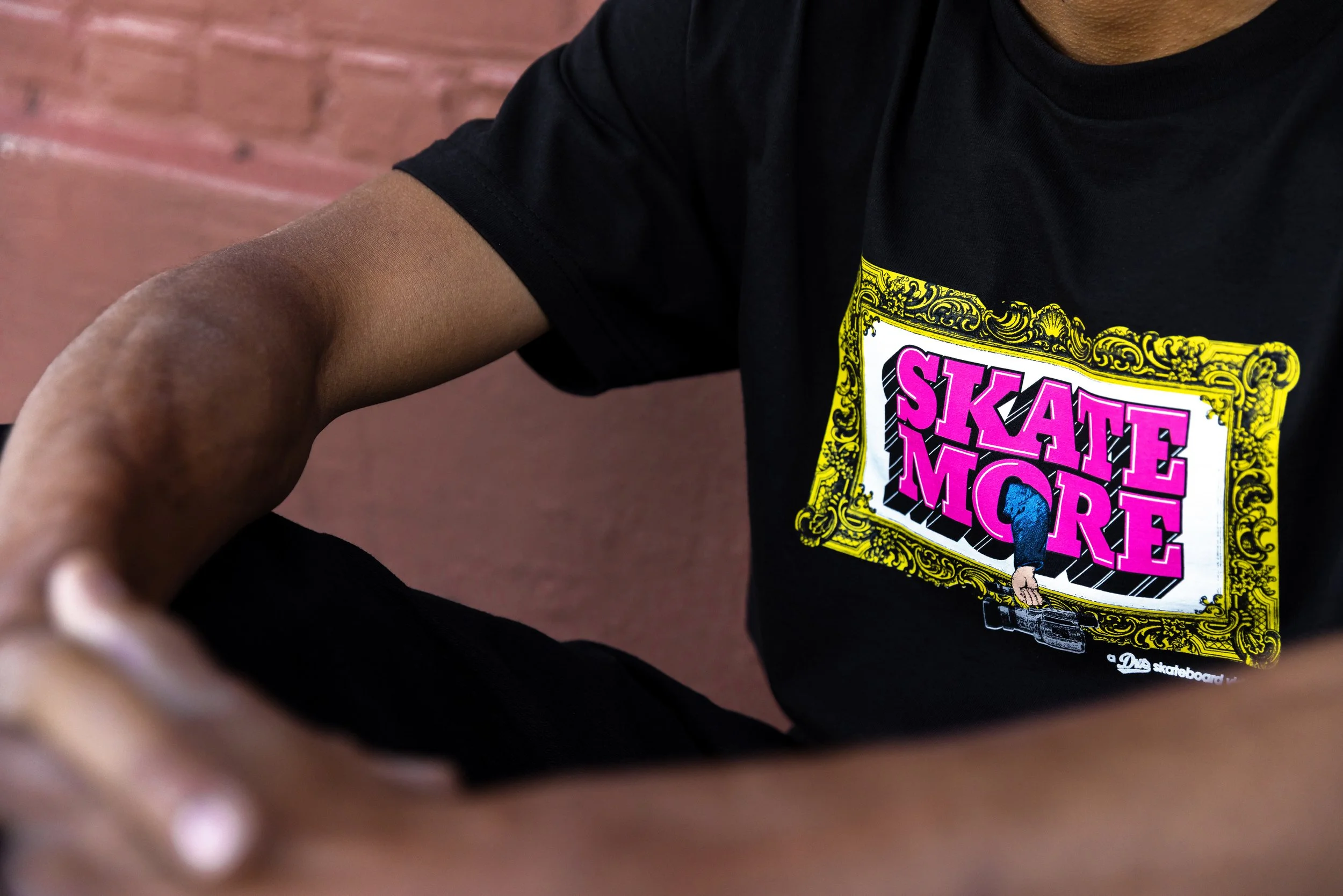 Timmy wearing SkateMore t-shirt product photo 1.jpg