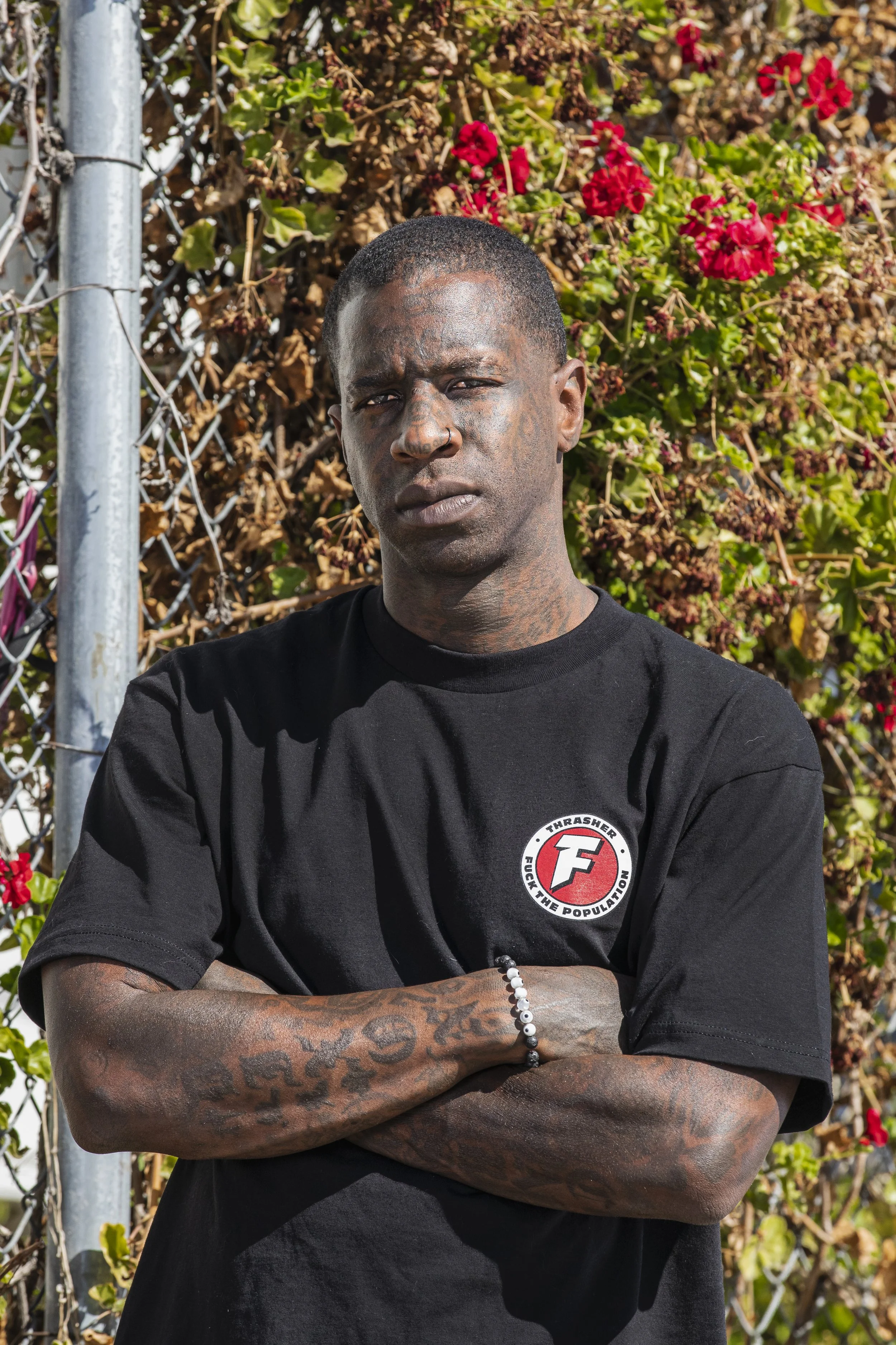 Antwuan in FTP X Thrasher Circle Logo Tee 6.JPG