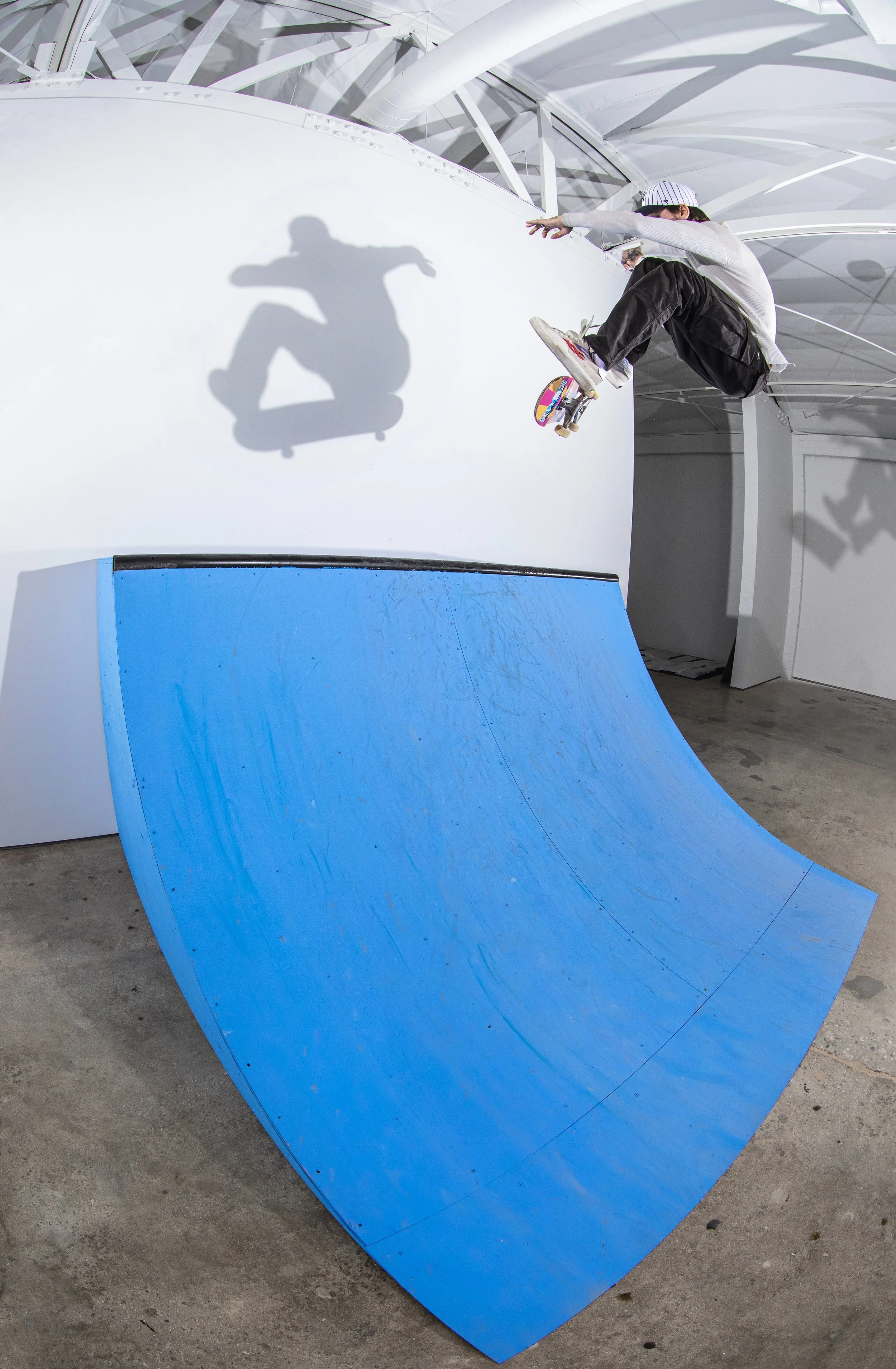 Dane fs flip on quarter pipe.JPG
