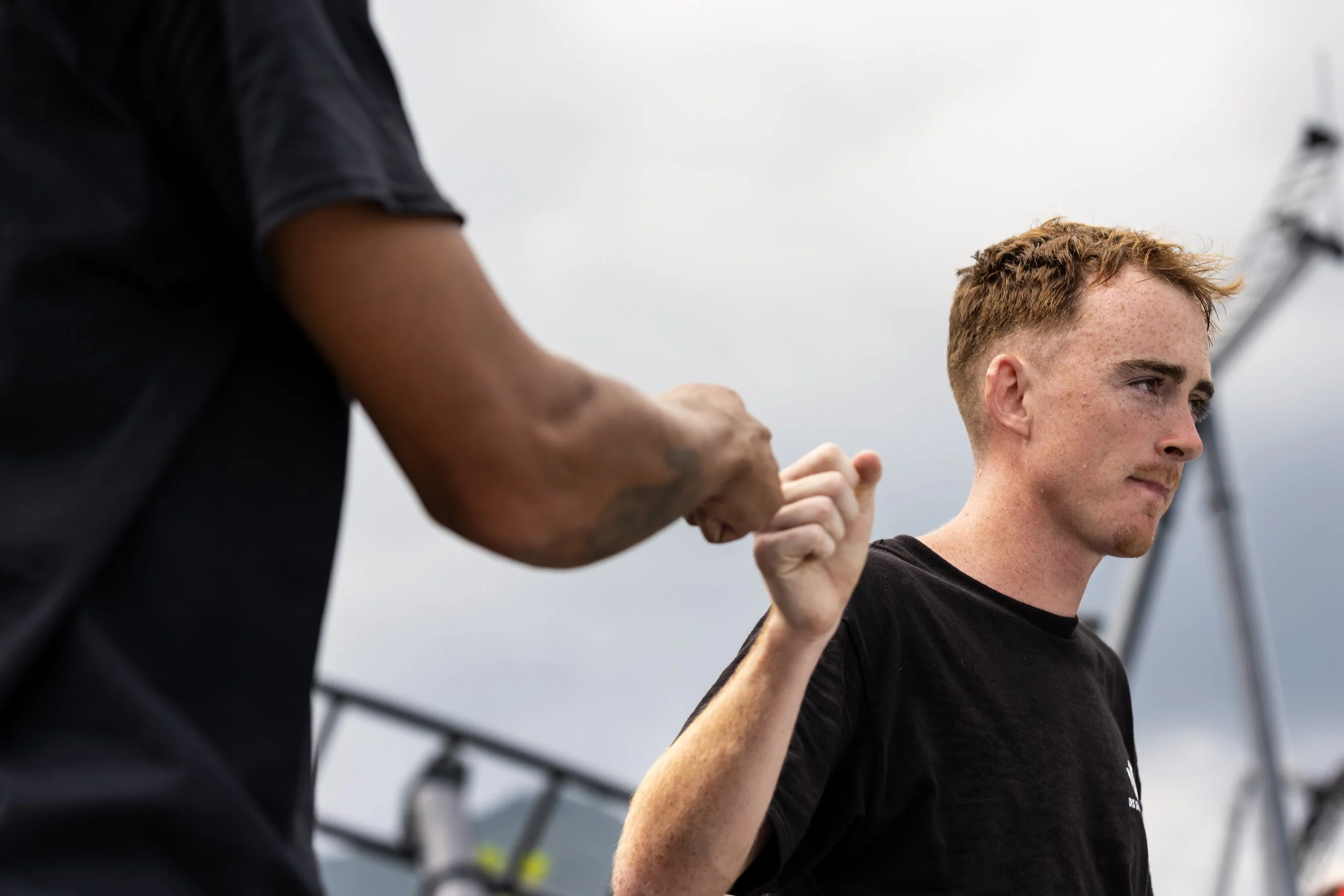 Tyler & Cody bts portrait during game 8.JPG