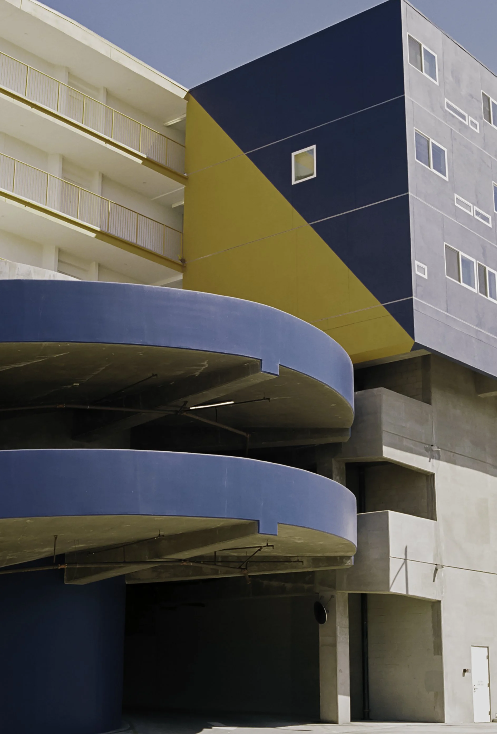 Apartment parking garage.JPG