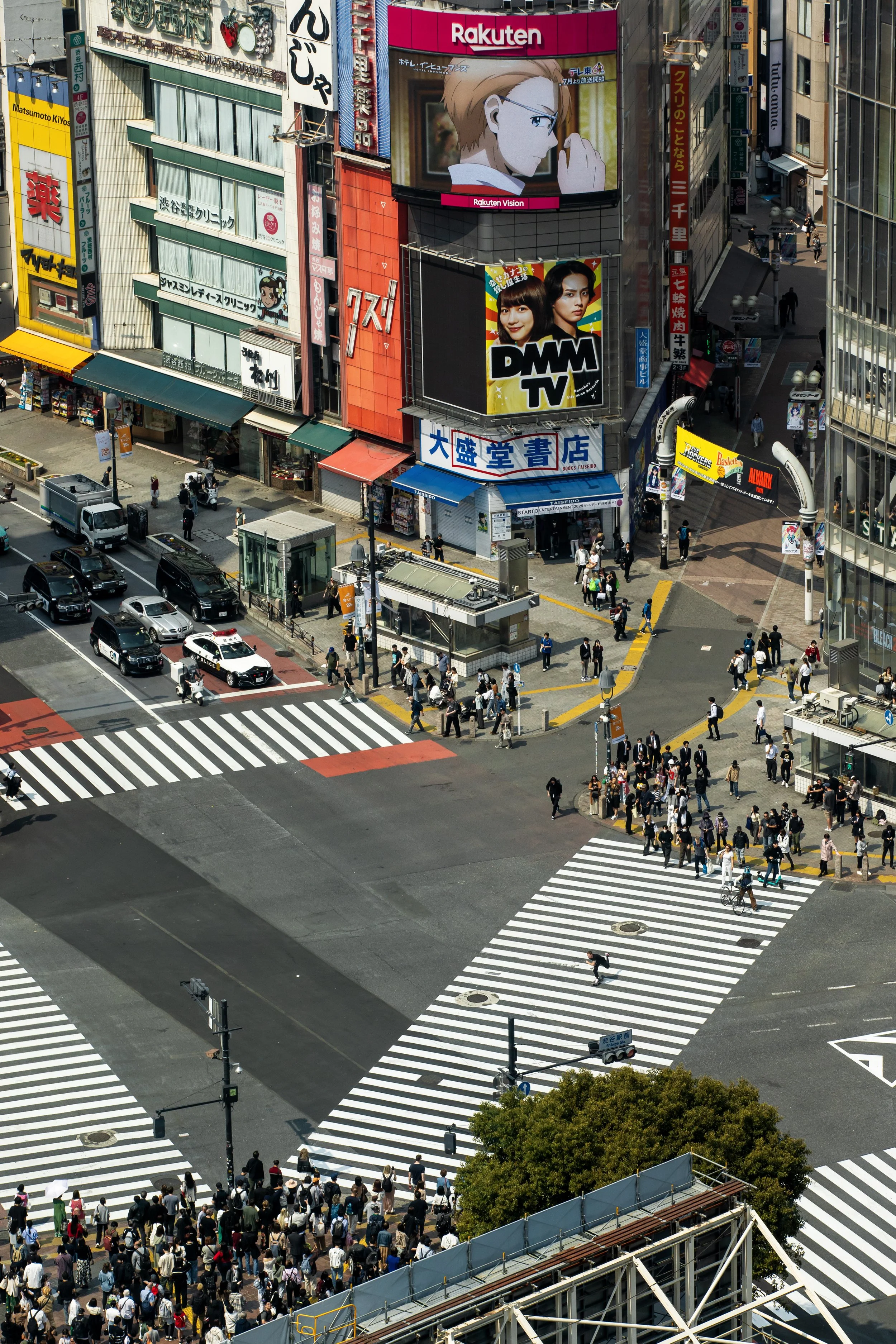 Tyler pushing across Shibuya Crossing (vertical).JPG