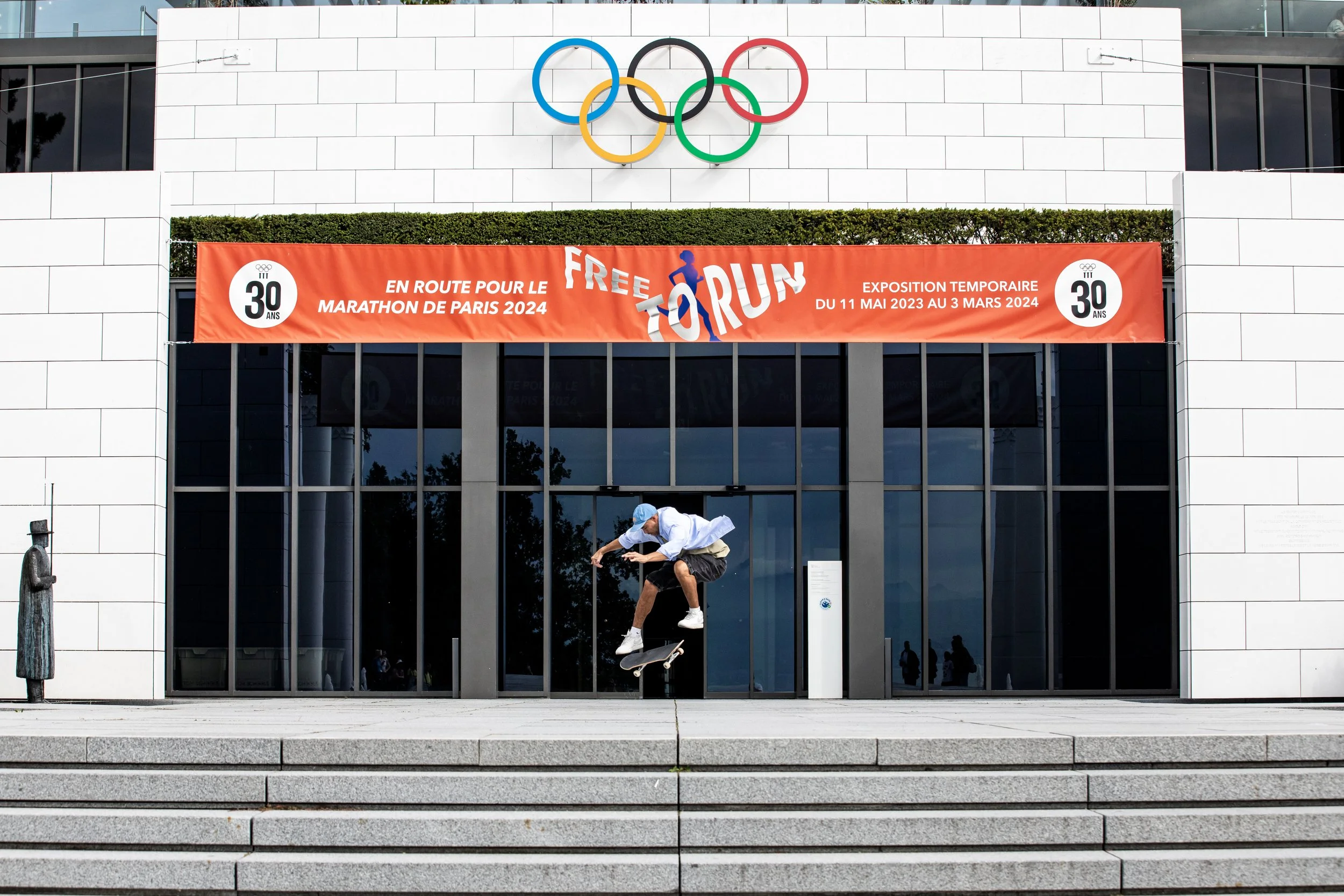 Koston tre flip in front of museum.JPG