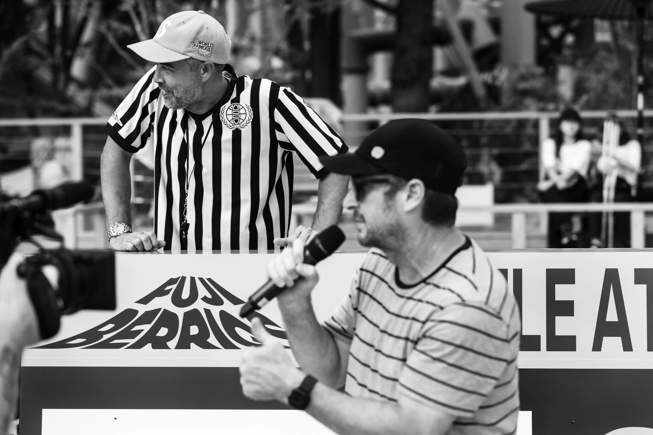 Eric & Steve bts portrait during game.JPG