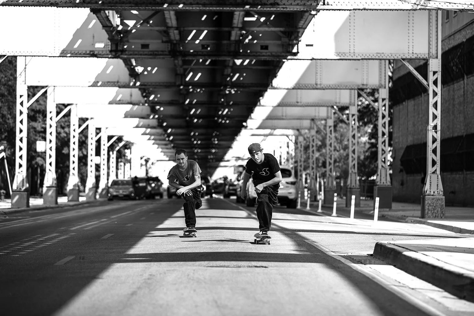 Steven & Tyler pushing under bridge 2.jpg