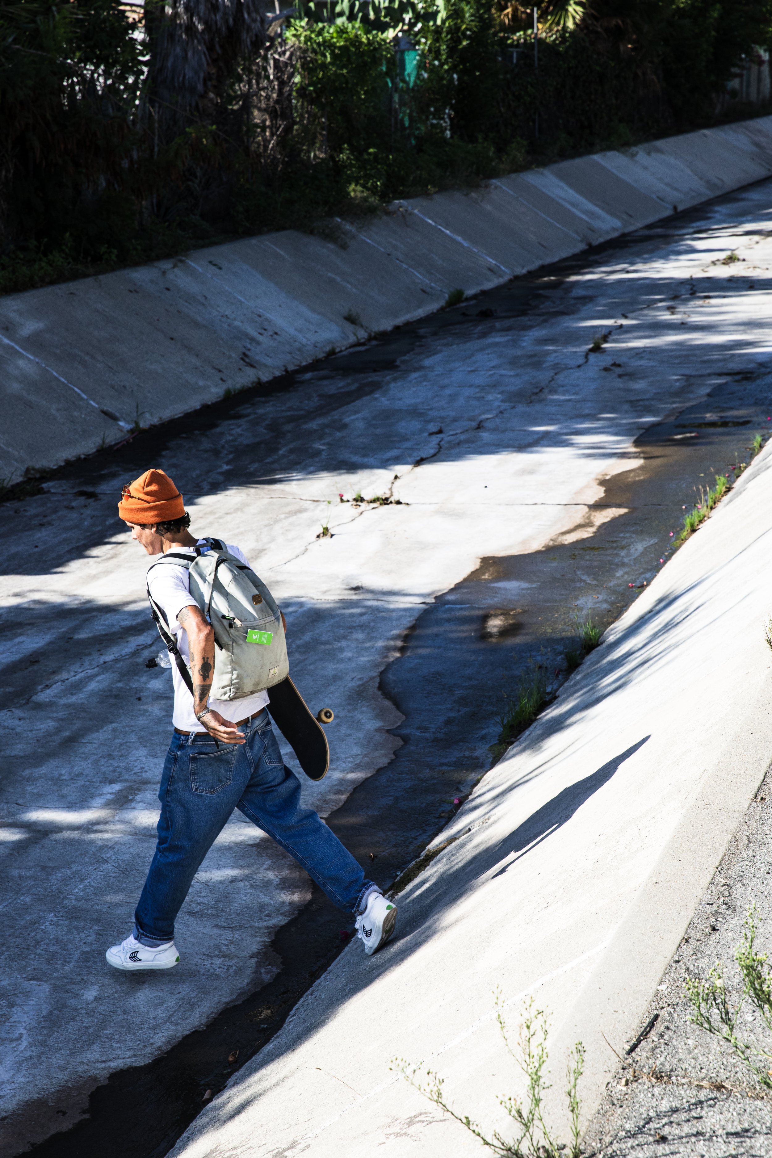 Trevor walking through ditch spot.JPG