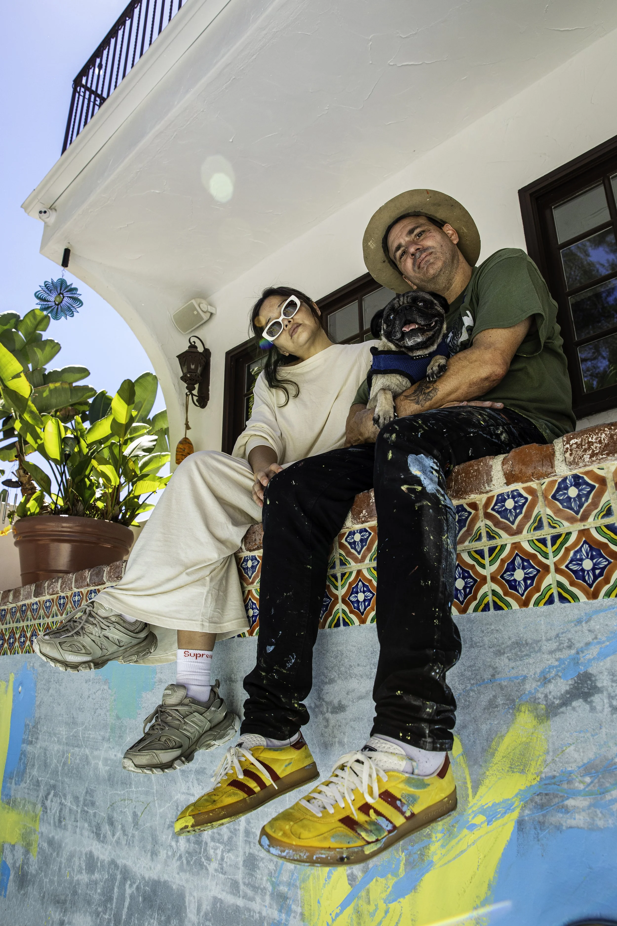 Danny & Teresa sitting at edge of pool.jpg