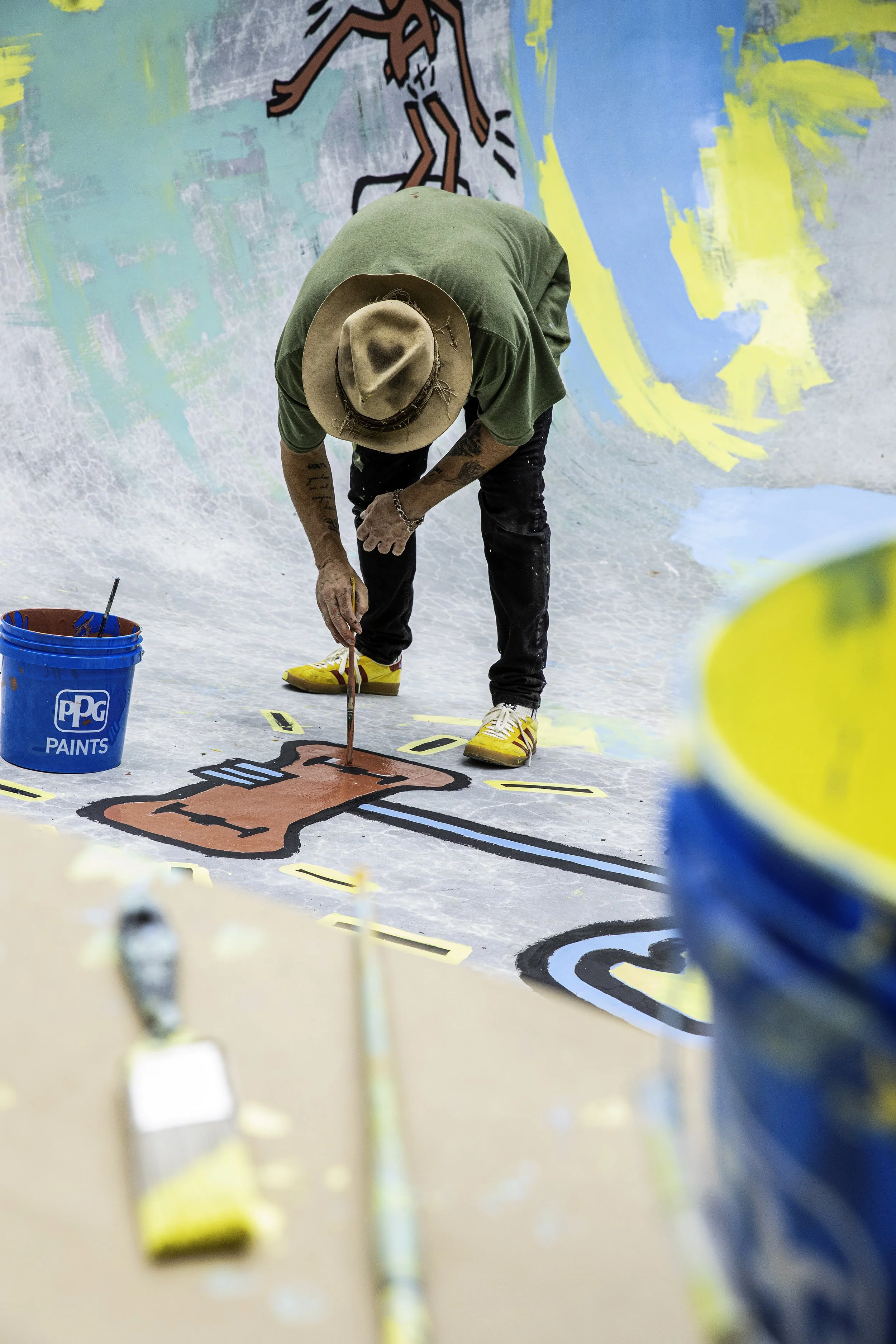 Danny working on christ air painting 1.jpg