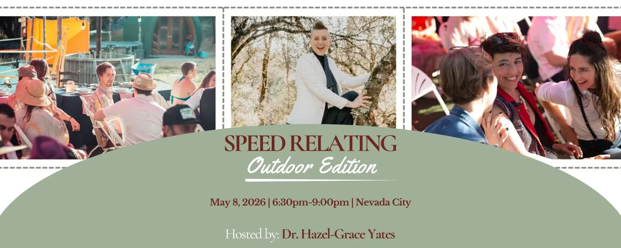 Speed Relating: Outdoor Edition