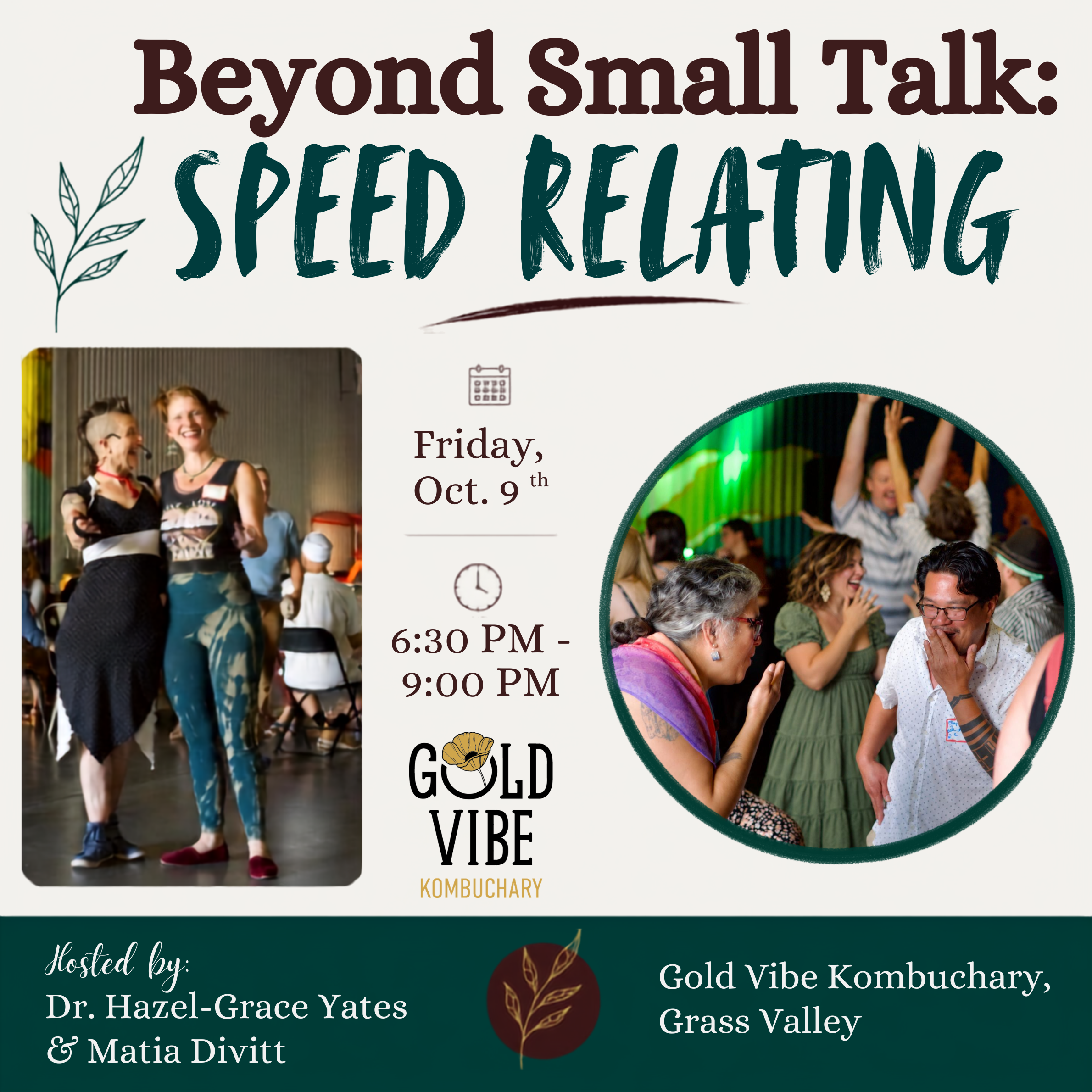 Beyond Small Talk: Speed Relating