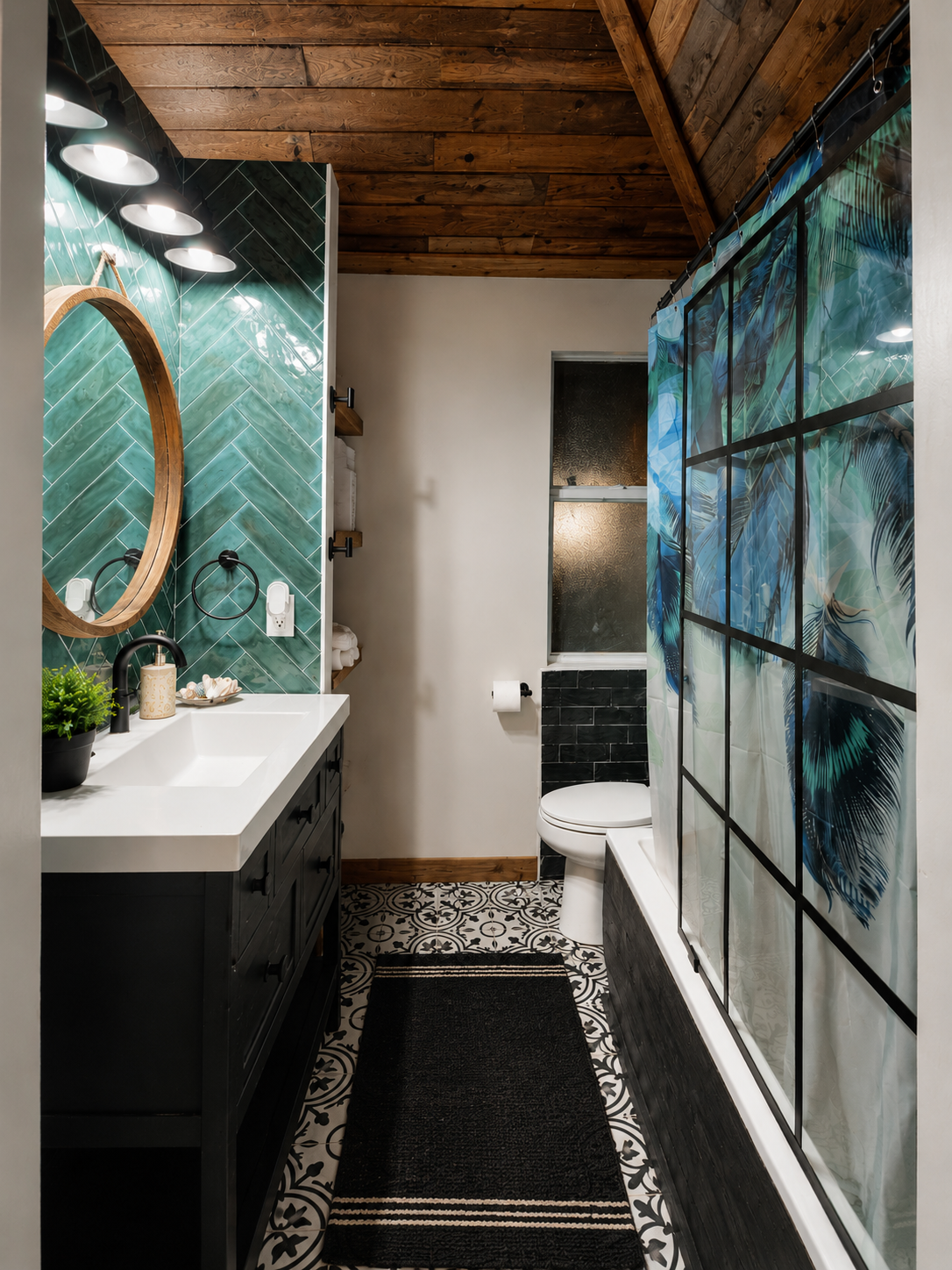 Cabana bathroom with shower curtain view in glass.png