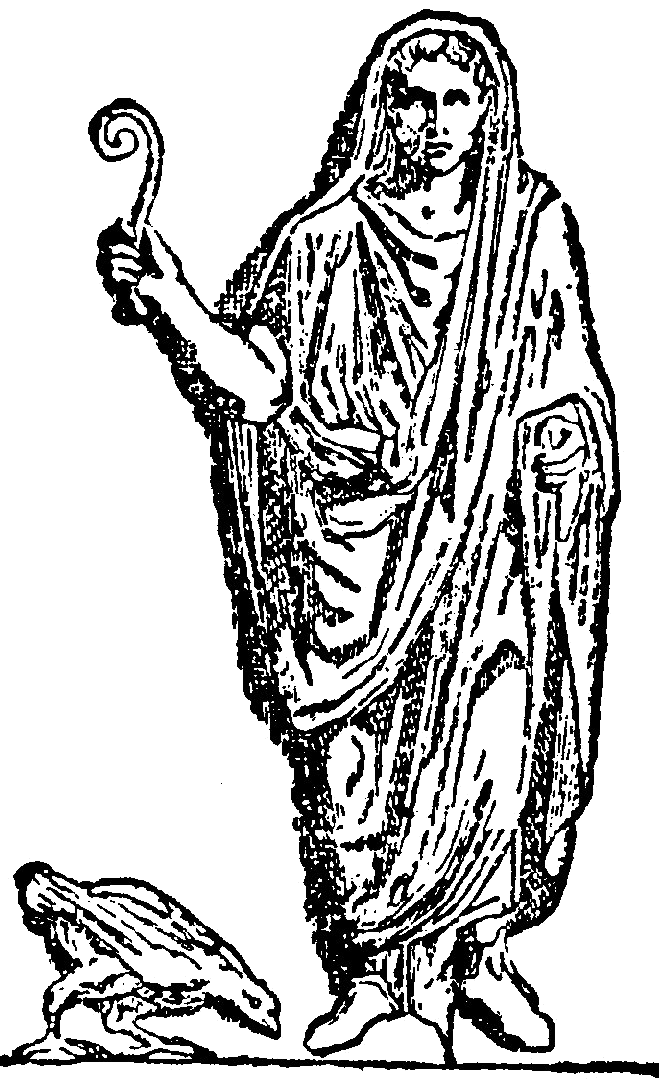 An illustration of Jesus Christ on the cross with a crown of thorns, depicted with glowing dots and lines on a black background.