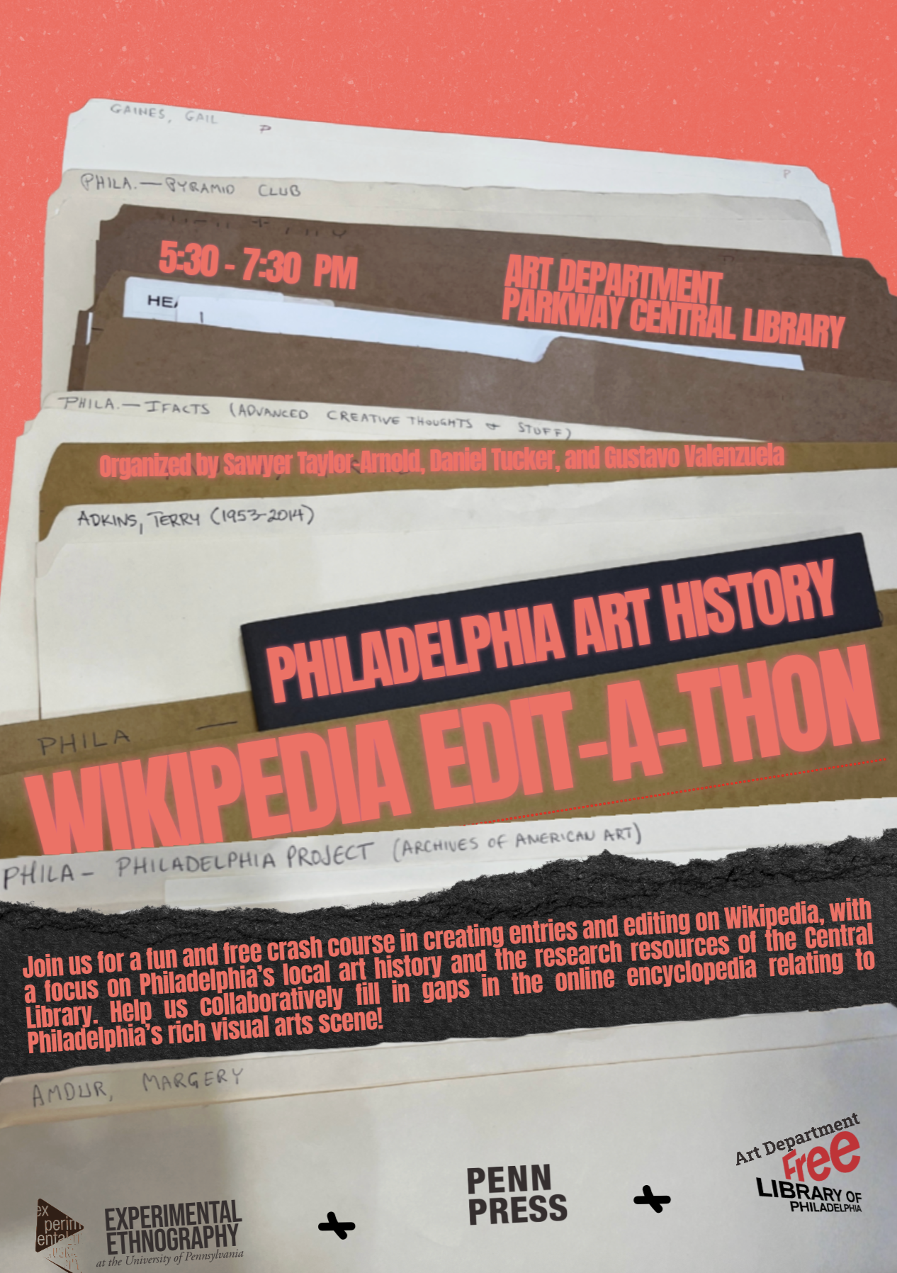 Philadelphia Art History Wiki-pedia Edit-a-thon with Daniel Tucker