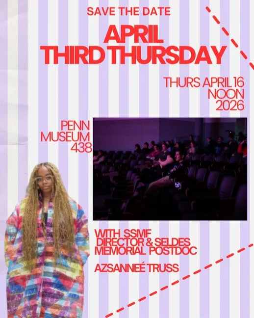 📢For our upcoming April Third Thursday, Azsanne&eacute; Truss and CAMRA will give a recap of their annual SSMF festival! This years theme is &ldquo; Portals&rdquo; and we will hear about how the 2026 submissions explored and engaged with this theme.