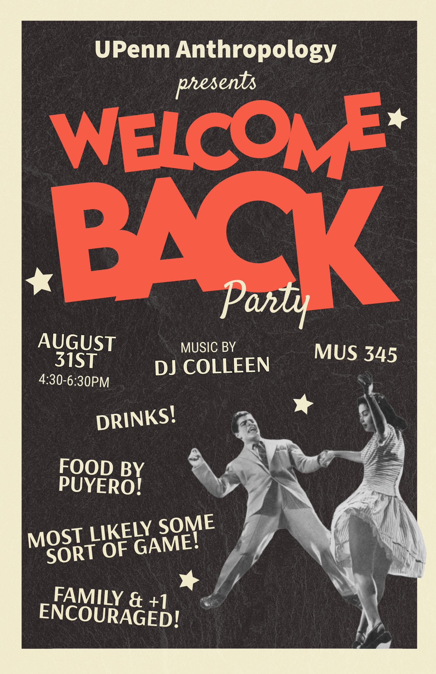 Anthropology Welcome Back Party