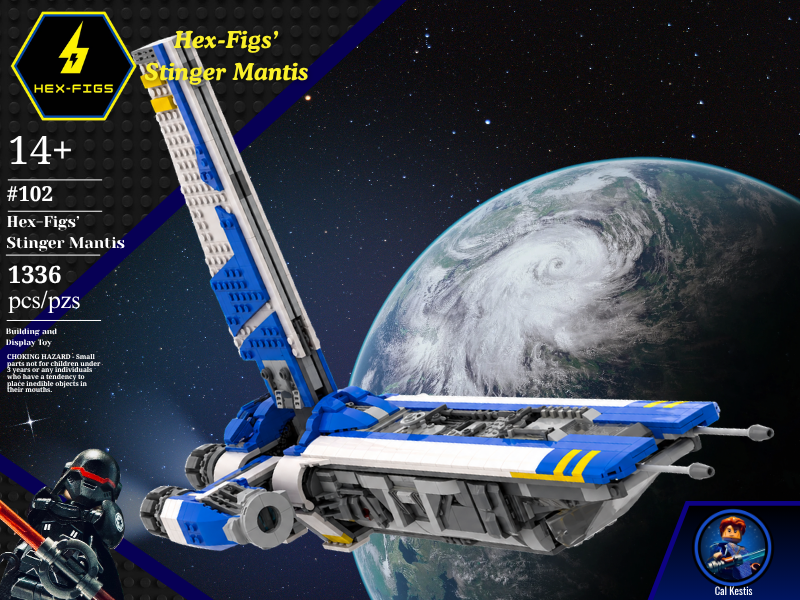 Hex-Figs' Stinger Mantis, Set #102 Building Set - Age of Rebellion Inspired Concept