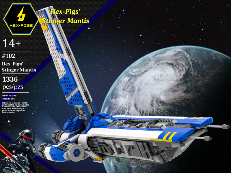 Hex-Figs' Stinger Mantis, Set #102 Building Set - Age of Rebellion Inspired Concept