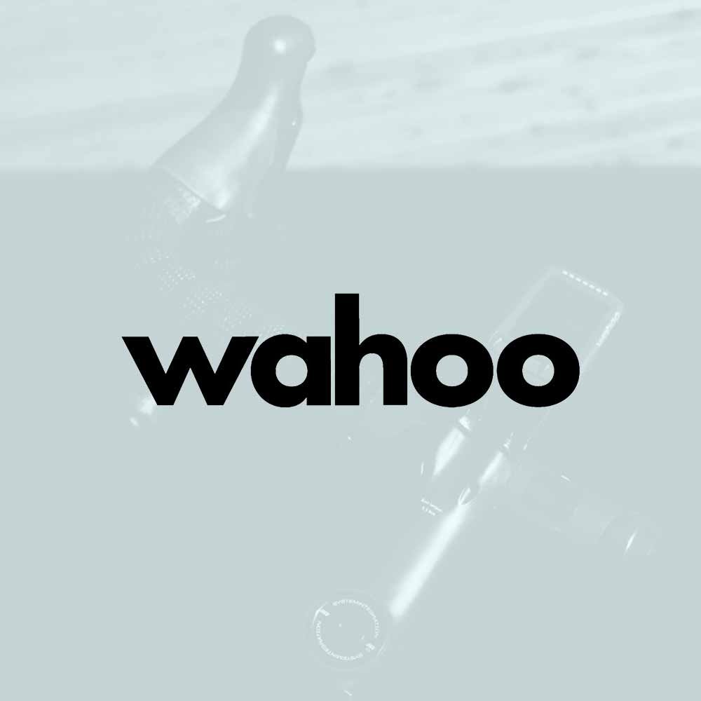 A semi-transparent background showing a bottle opener and a can, with the bold text 'wahoo' overlaid in the center.