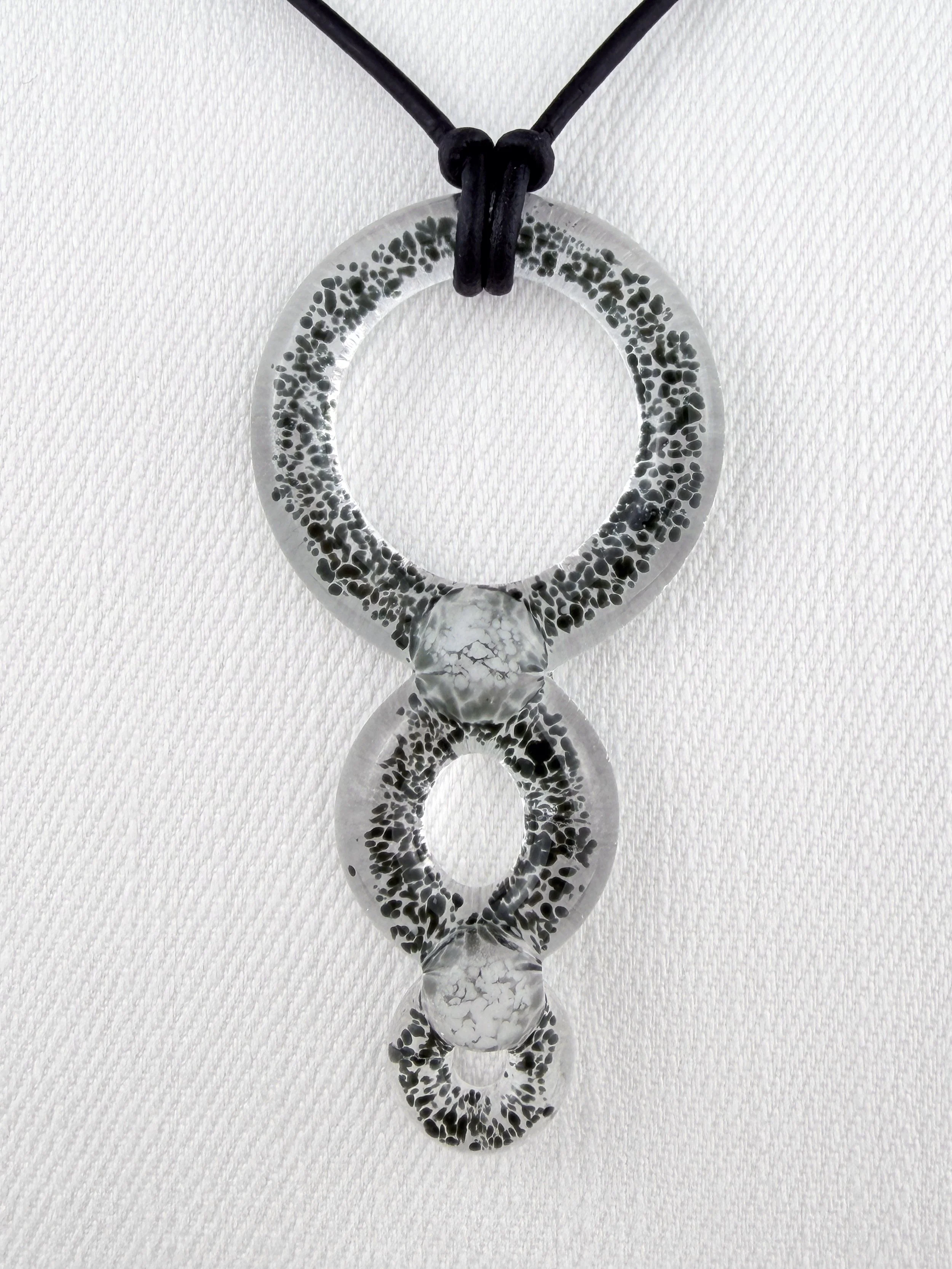 Black Syzygy Pendant Necklace