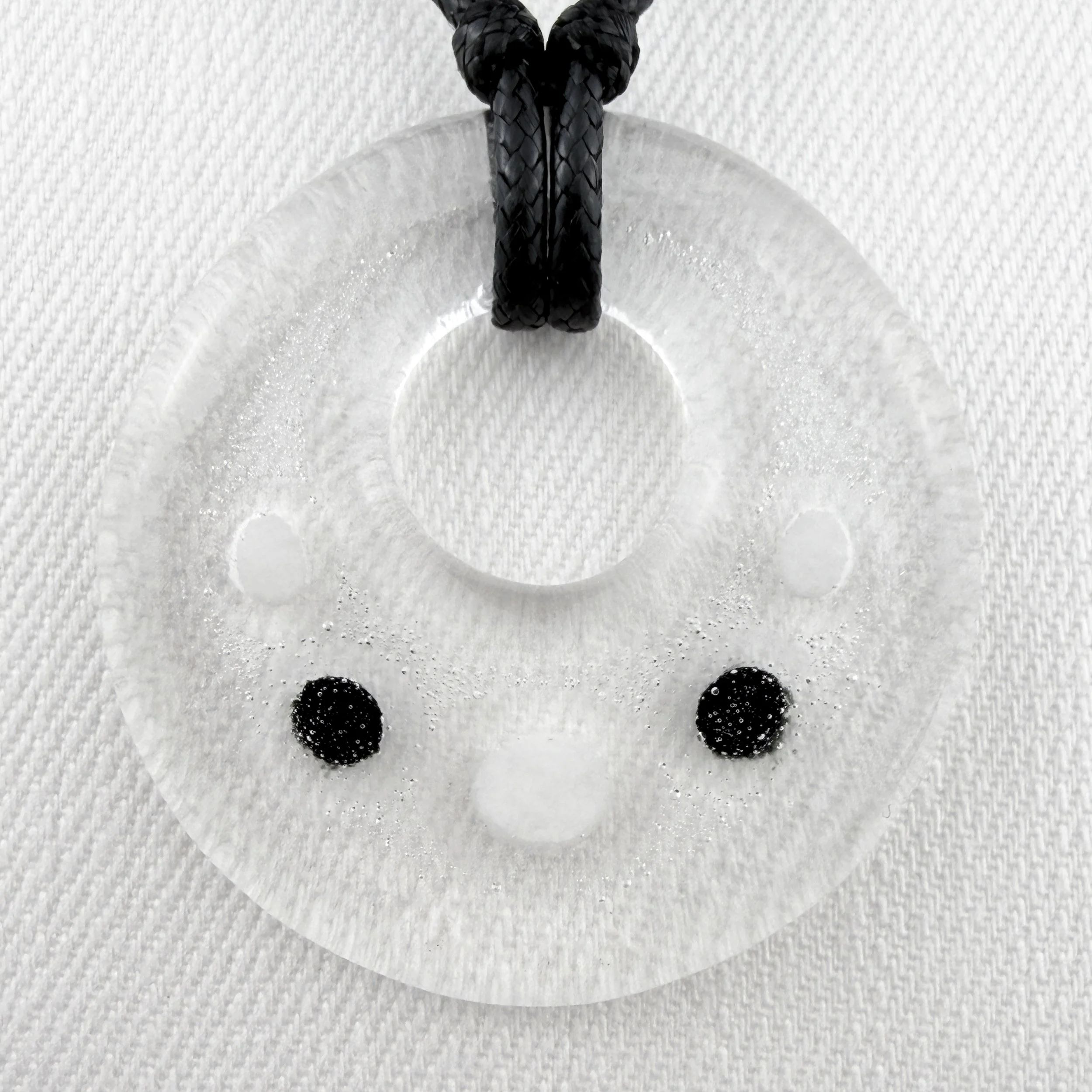 White Mimi Pendant Necklace