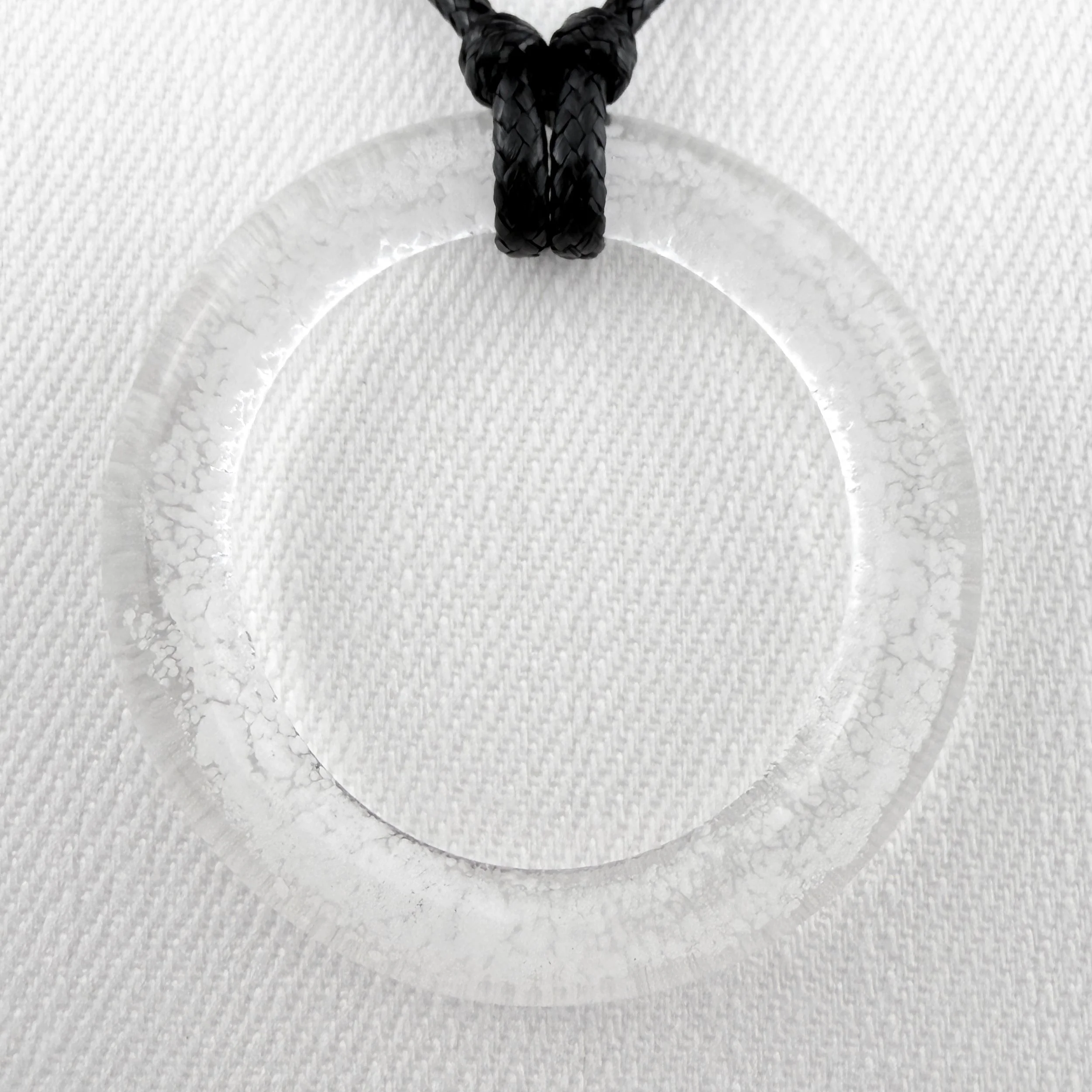 White Aureole Grande Pendant Necklace