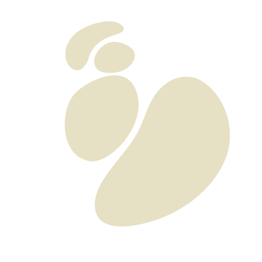 Abstract black and beige design with rounded shapes