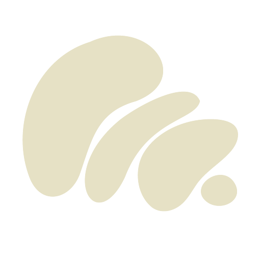 Abstract beige shapes on a black background