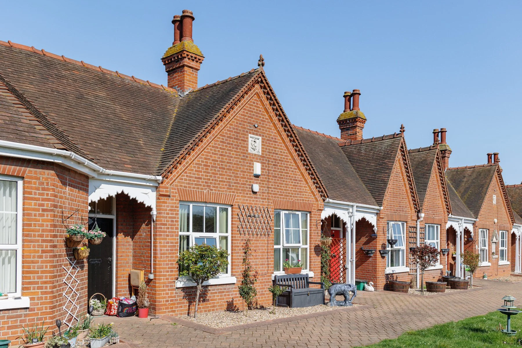 Overview of Colchester Almshouses