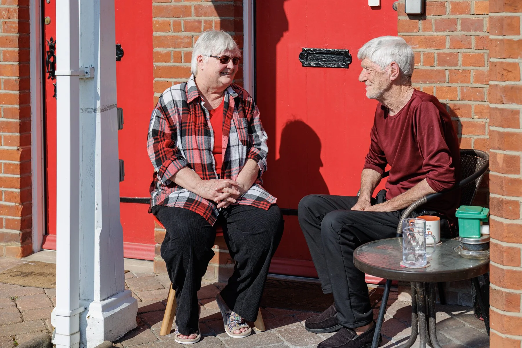 Residents at Colchester Almshouses