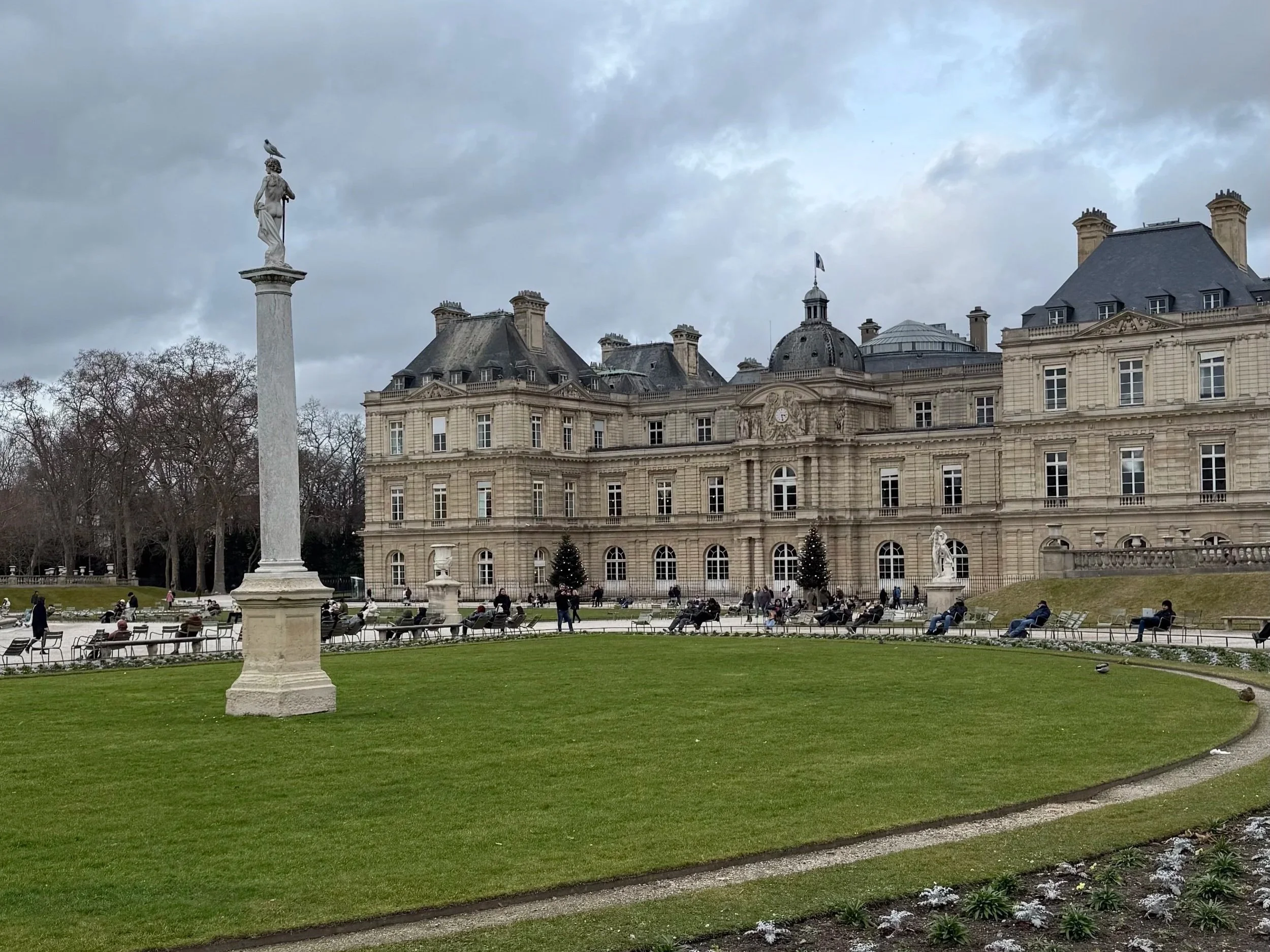View of the Jardin du Luxembourg in Paris, France