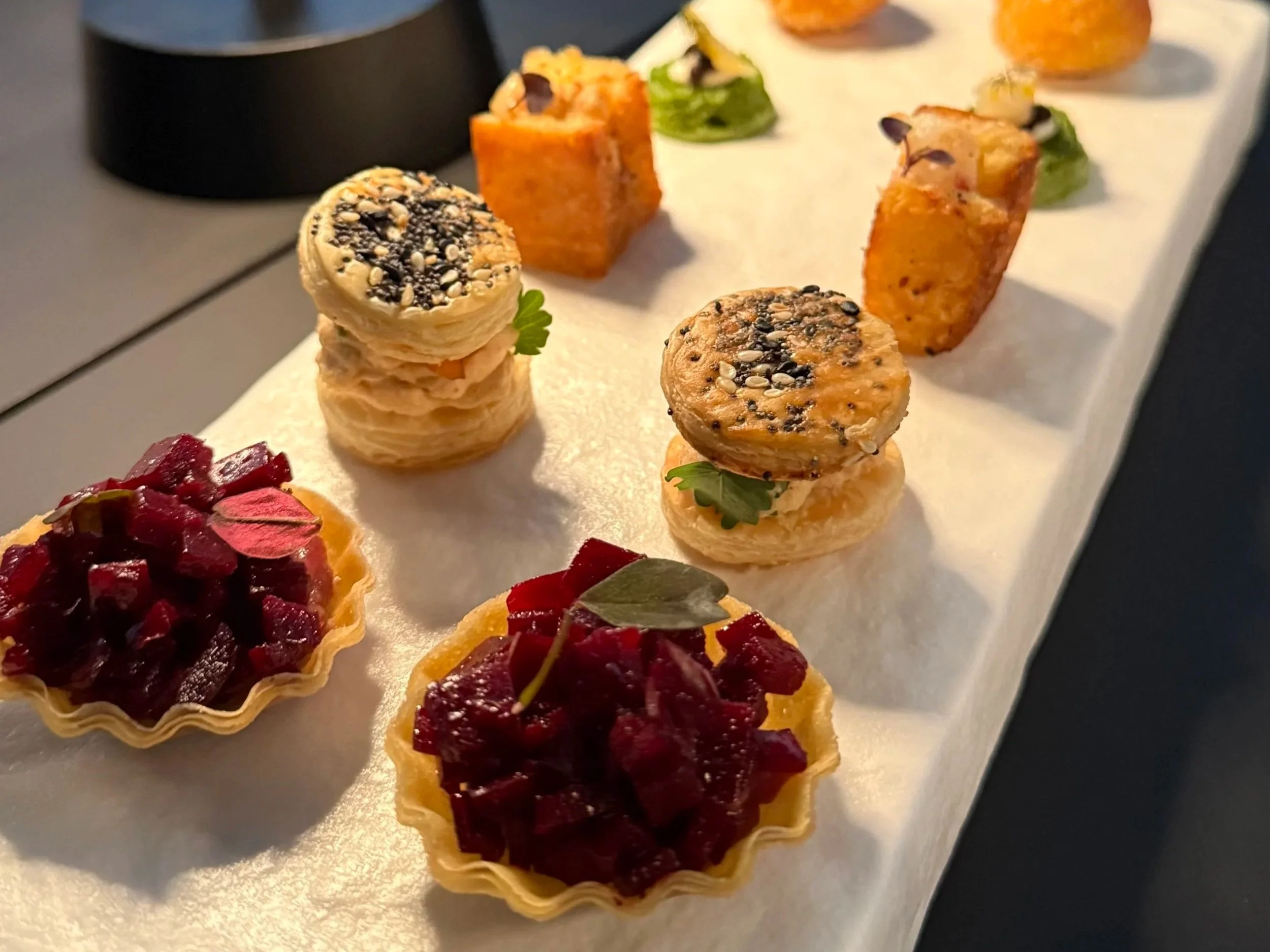 Food from Atica restaurant in Paris, France