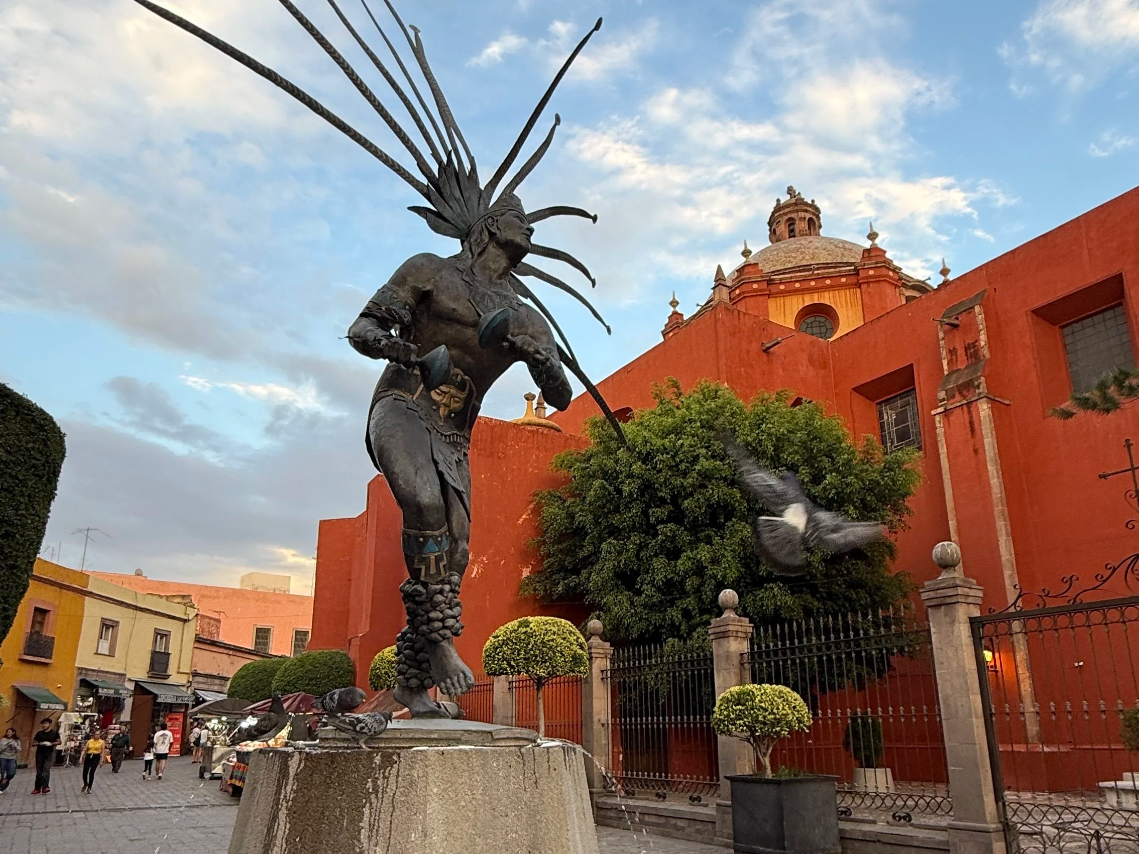 Statue in Queretaro, Mexico