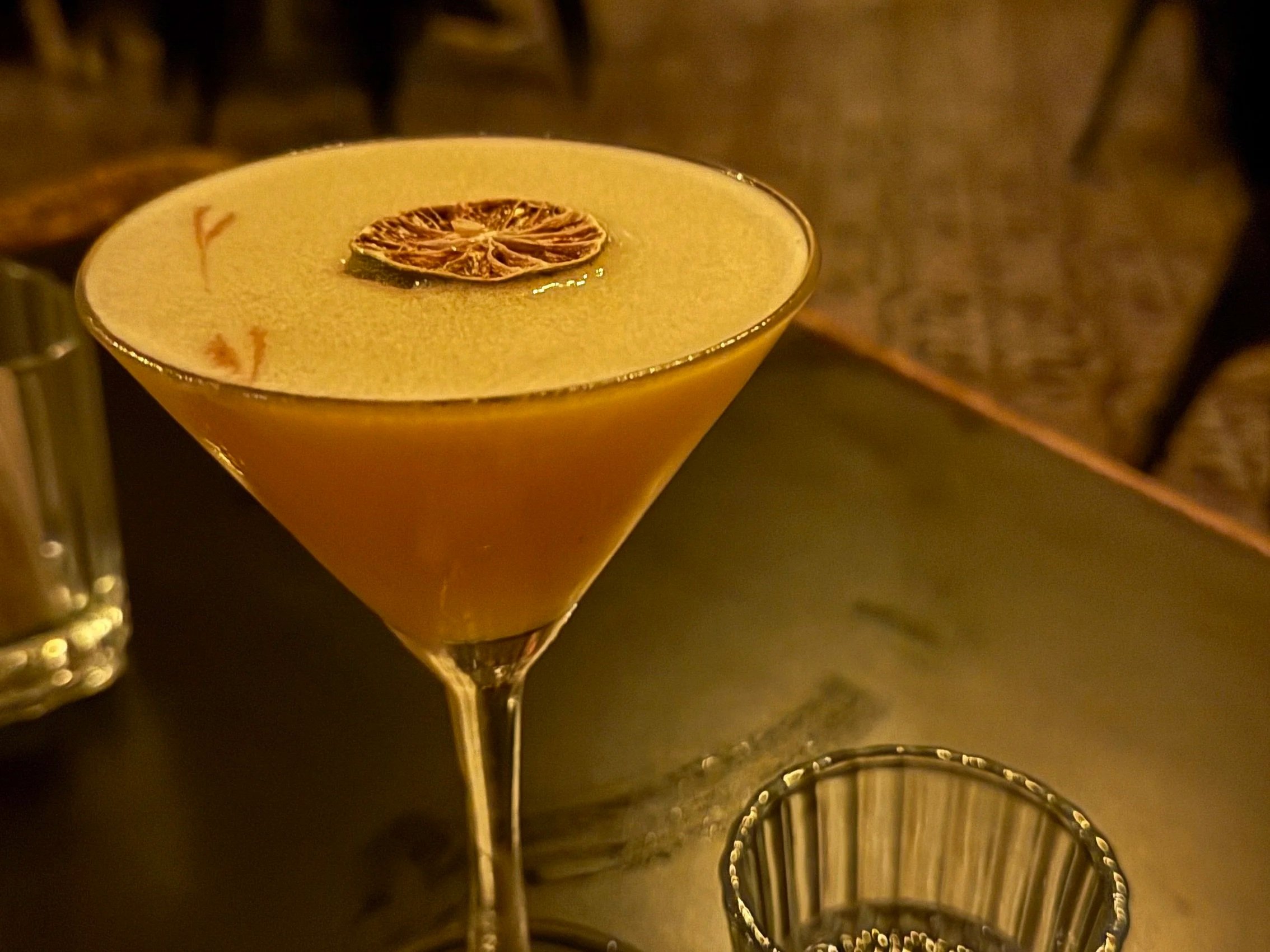 Cocktail at Alquimia Bar in Querétaro, Mexico