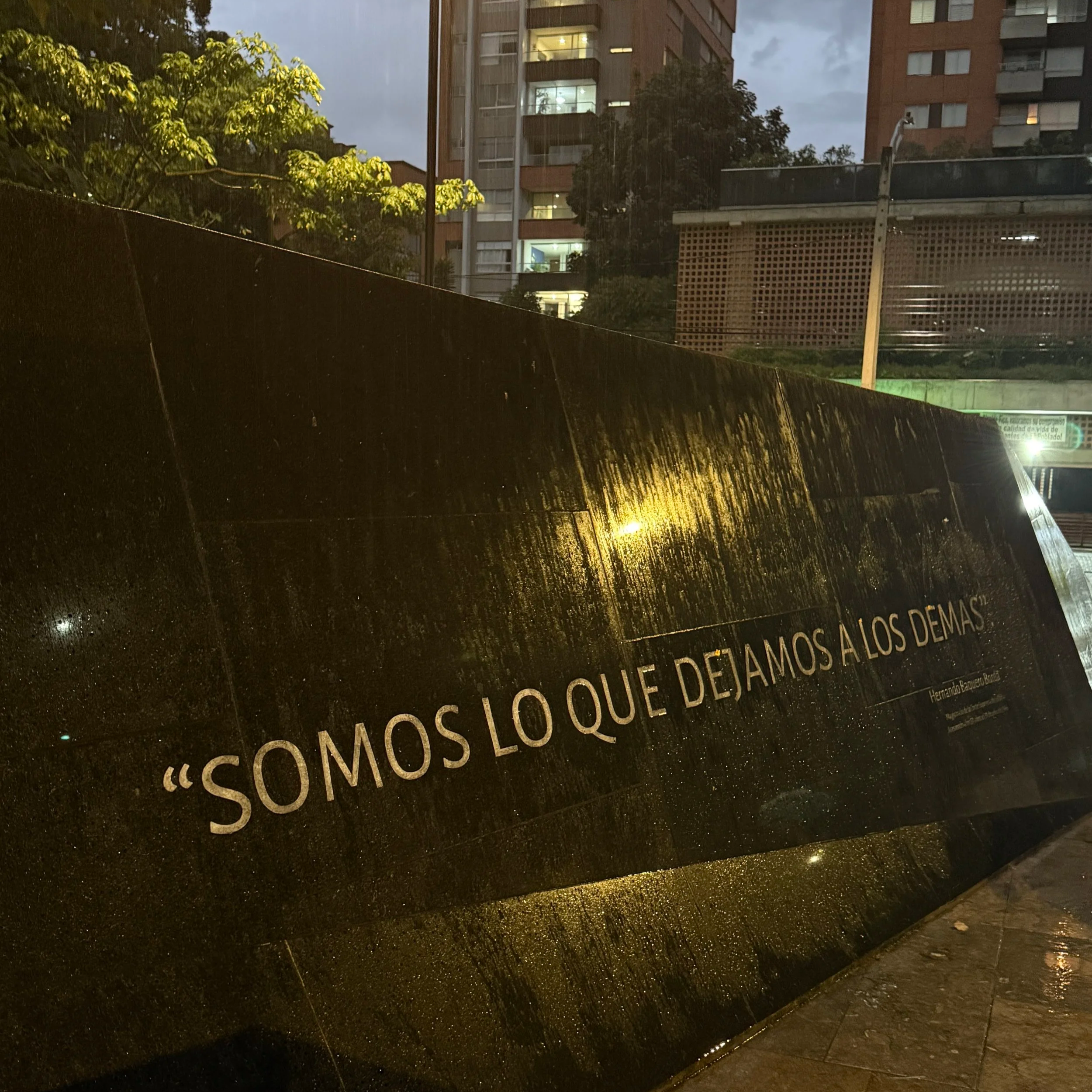 Drug War memorial on the More Than Escobar tour from Real City Tours in Medellin Colombia